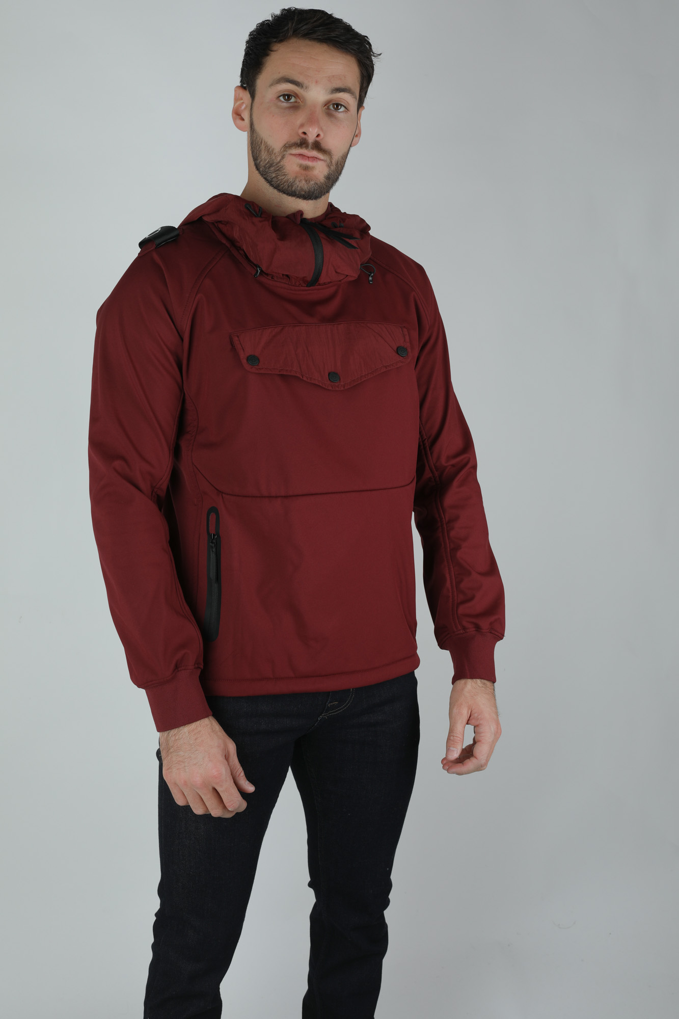 VESTE MA.STRUM BORDEAUX MAS1440-M517