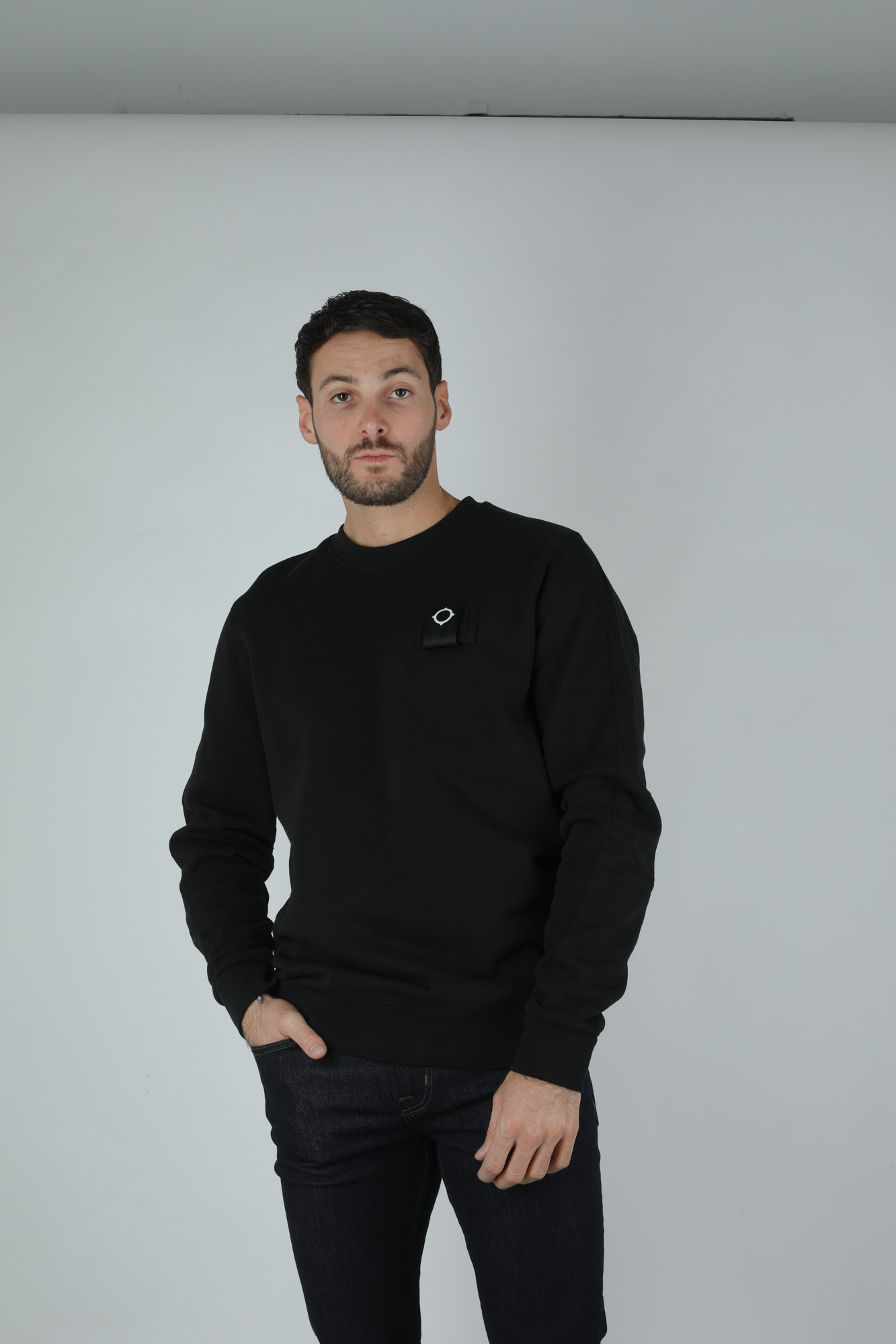 SWEAT-SHIRT MA.STRUM NOIR MAS4365-F19-M000