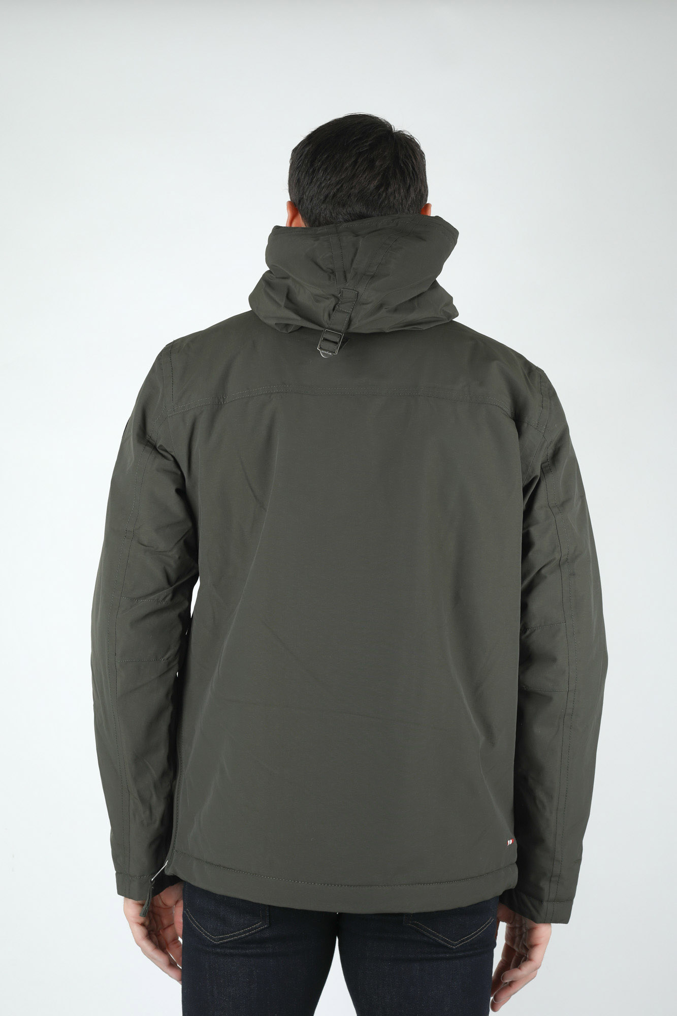 VESTE RAINFOREST POCKET NAPAPIJRI KAKI RAINFOPO-GREEN