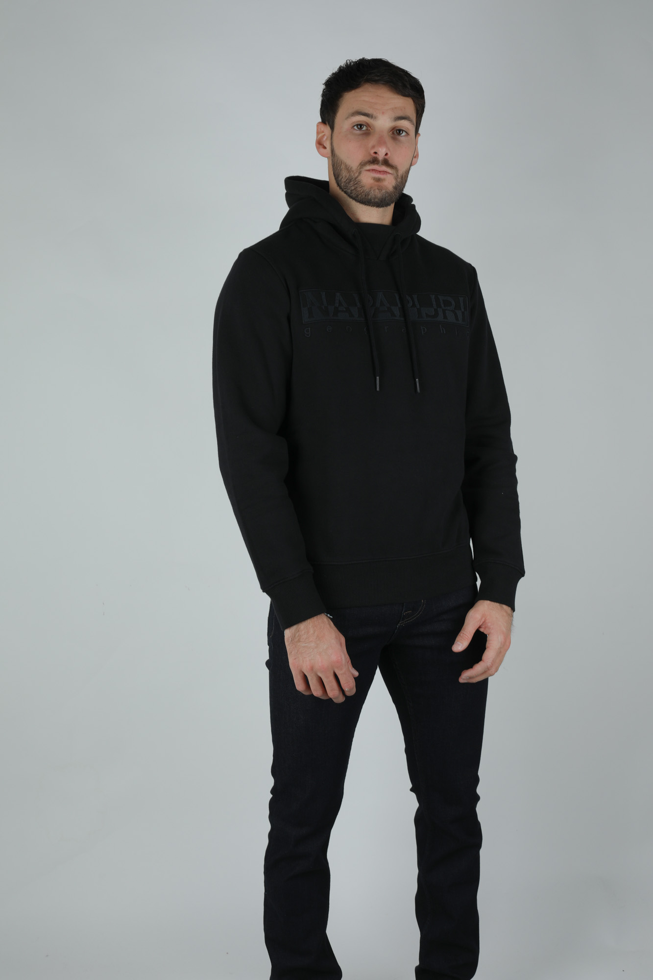 SWEAT-SHIRT NAPAPIJRI NOIR BERBERH-BLCK