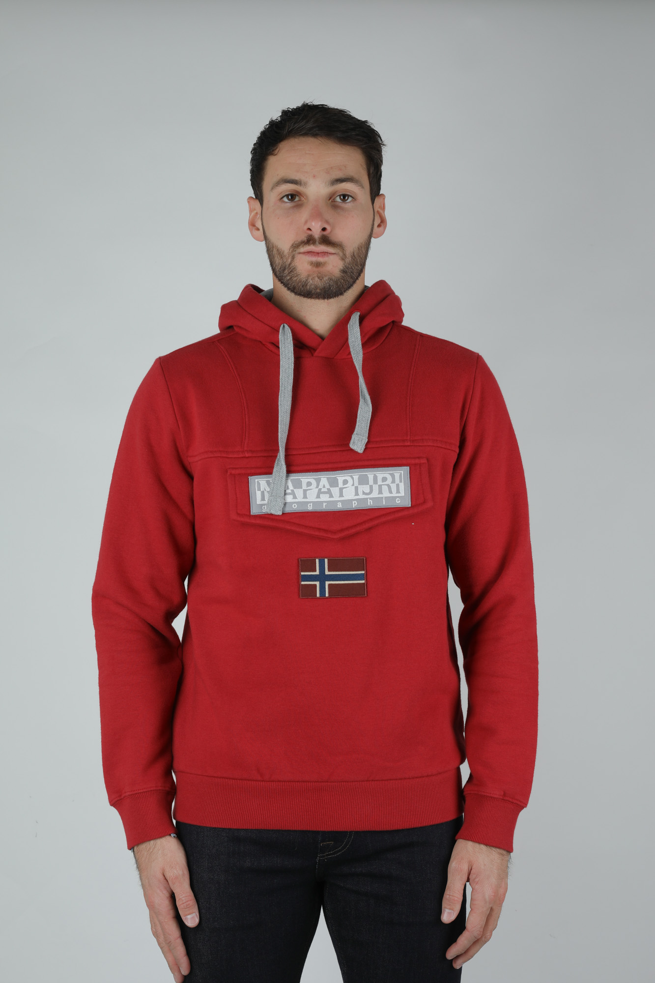 SWEAT-SHIRT NAPAPIJRI ROUGE BURGEE2-REDS