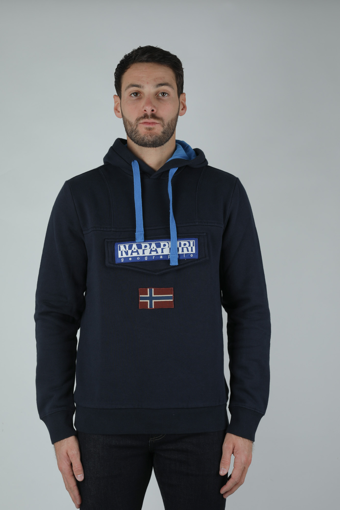 SWEAT-SHIRT NAPAPIJRI MARINE BURGEE2-BLUM