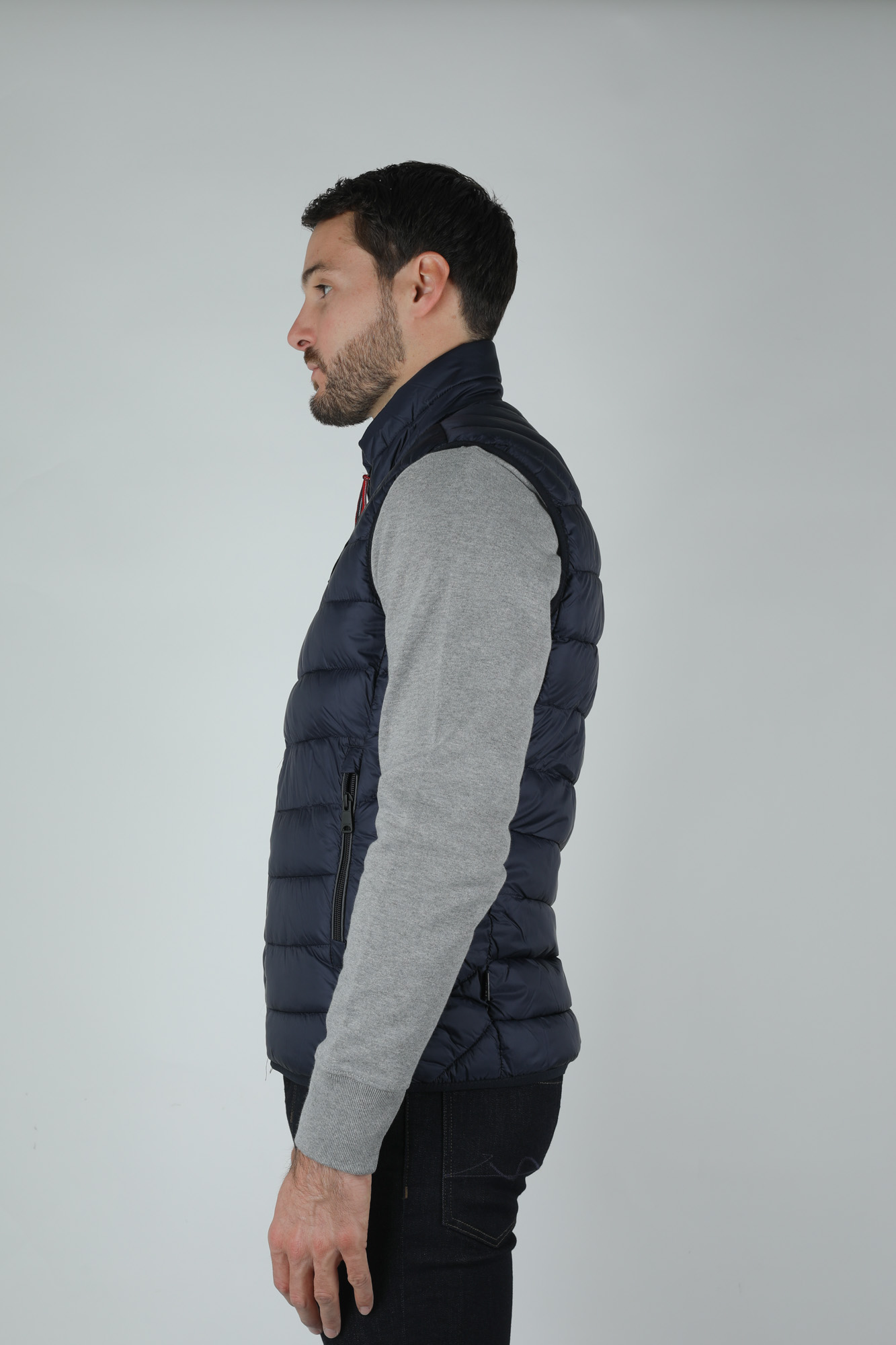 DOUDOUNE SANS MANCHE NAPAPIJRI MARINE AERONSVEST-BLUM