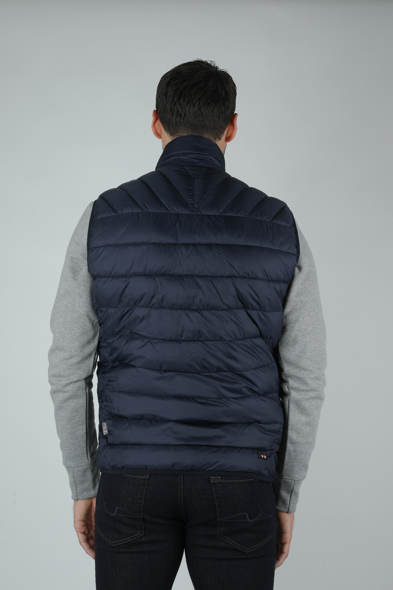 DOUDOUNE SANS MANCHE NAPAPIJRI MARINE AERONSVEST-BLUM