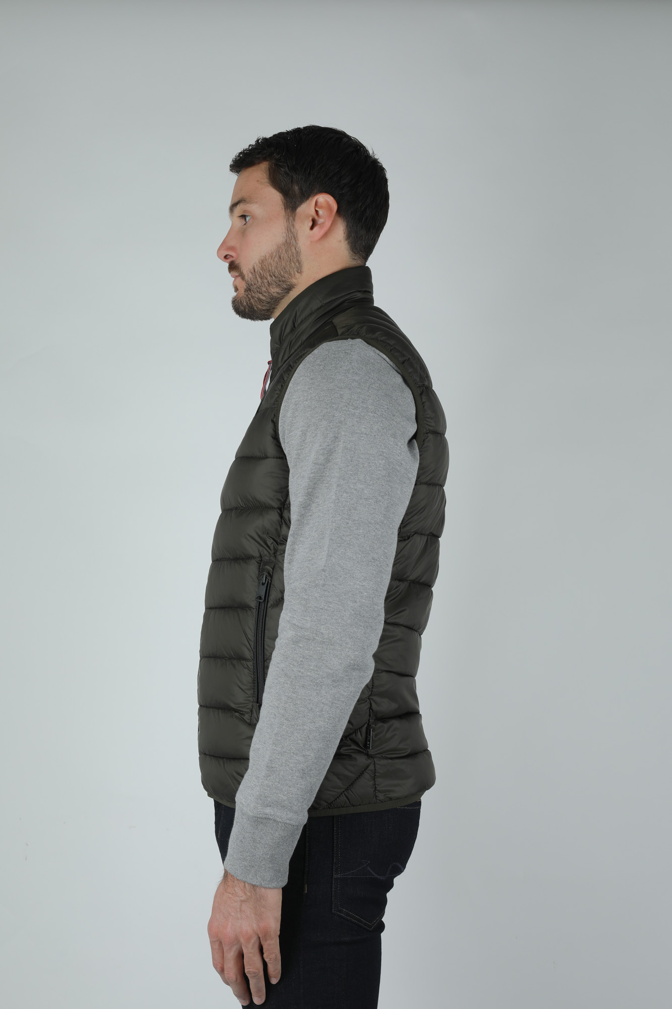 DOUDOUNE SANS MANCHE NAPAPIJRI KAKI AERONSVEST-GREEN