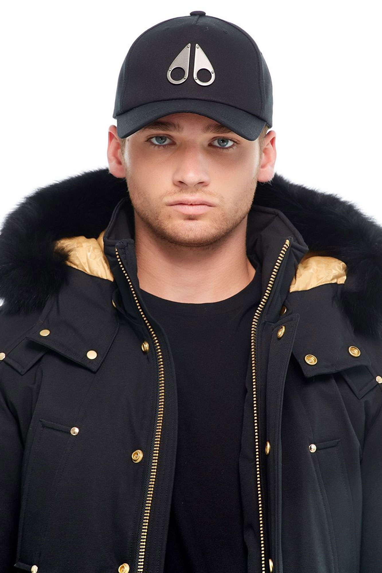 CASQUETTE MOOSE KNUCKLES NOIR M39MA534-282