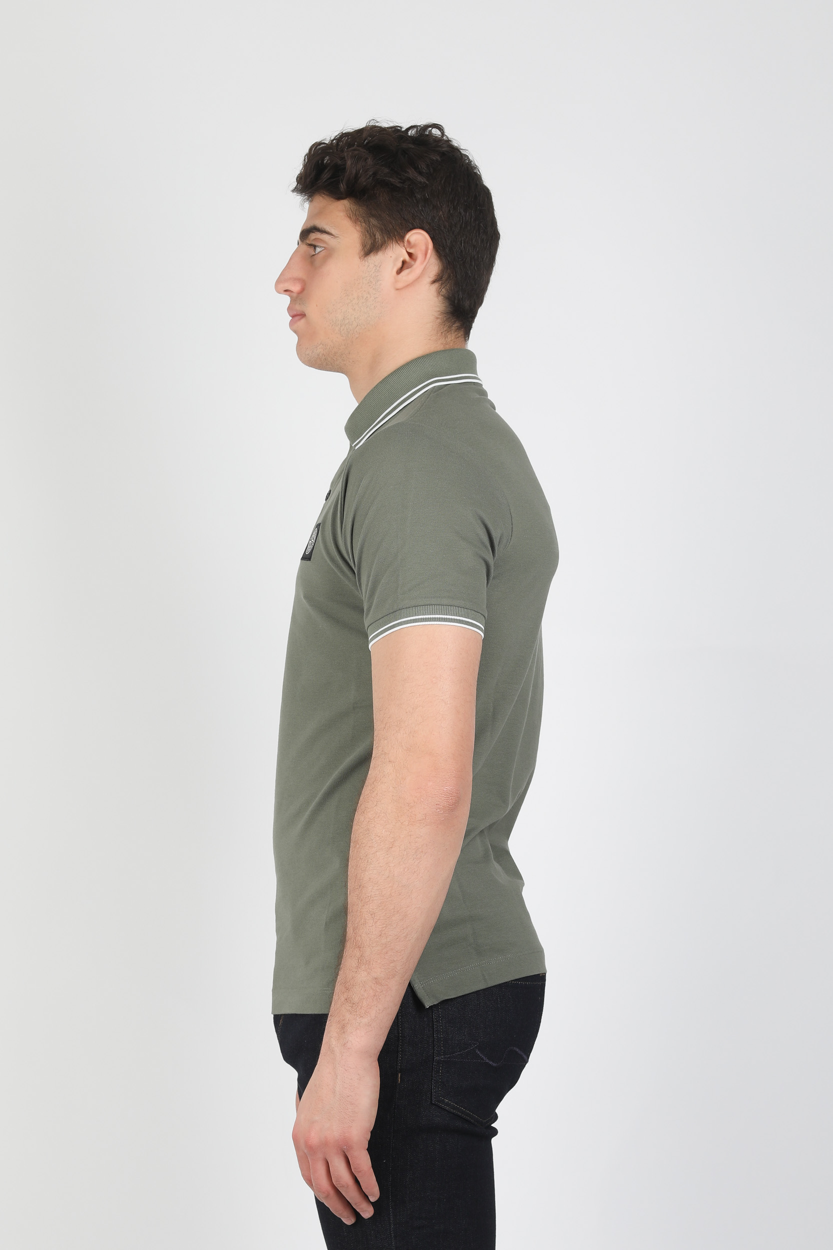 POLO STONE ISLAND KAKI 1015 22S18-V0058