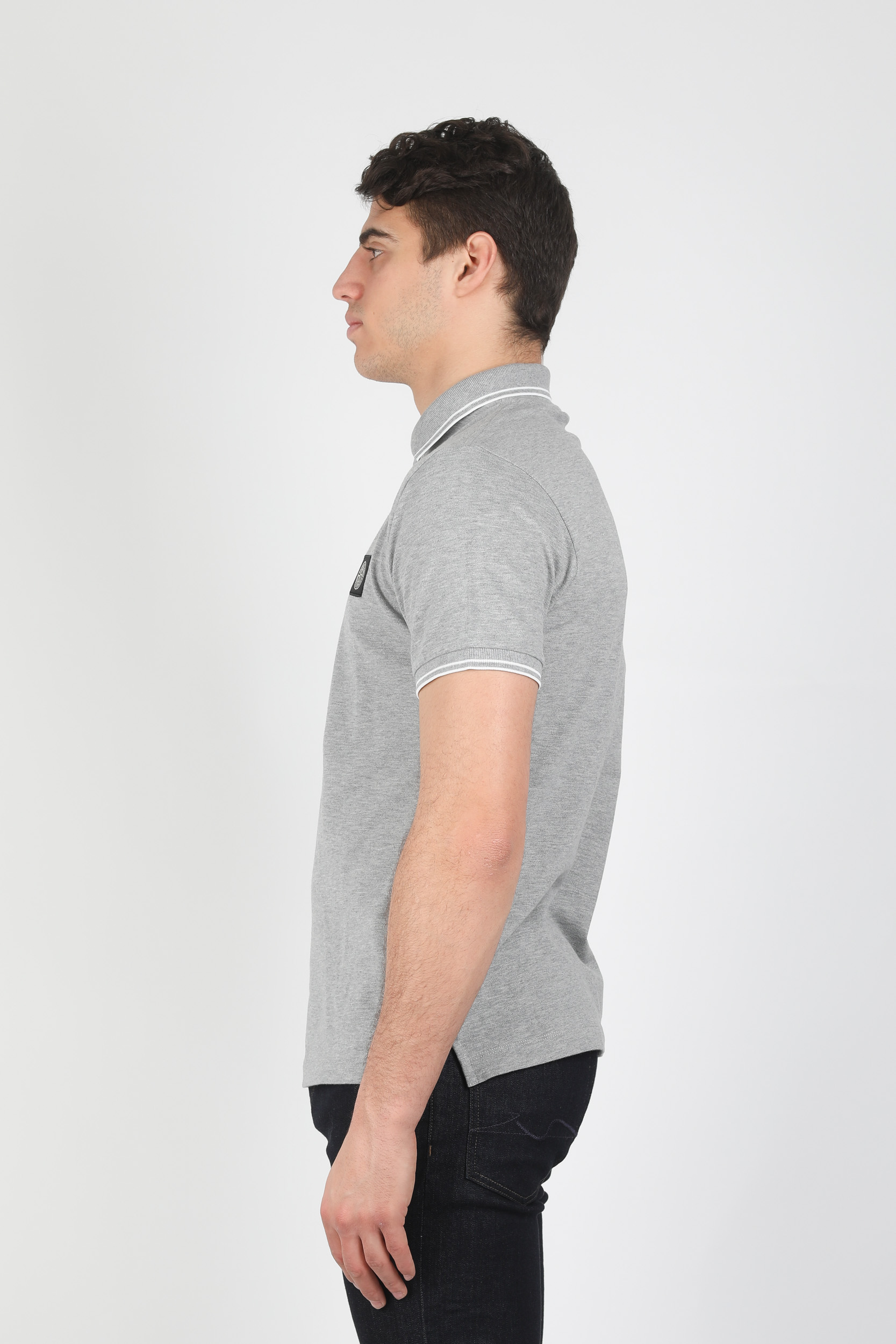 POLO STONE ISLAND GRIS 1015 22S18-V0M64