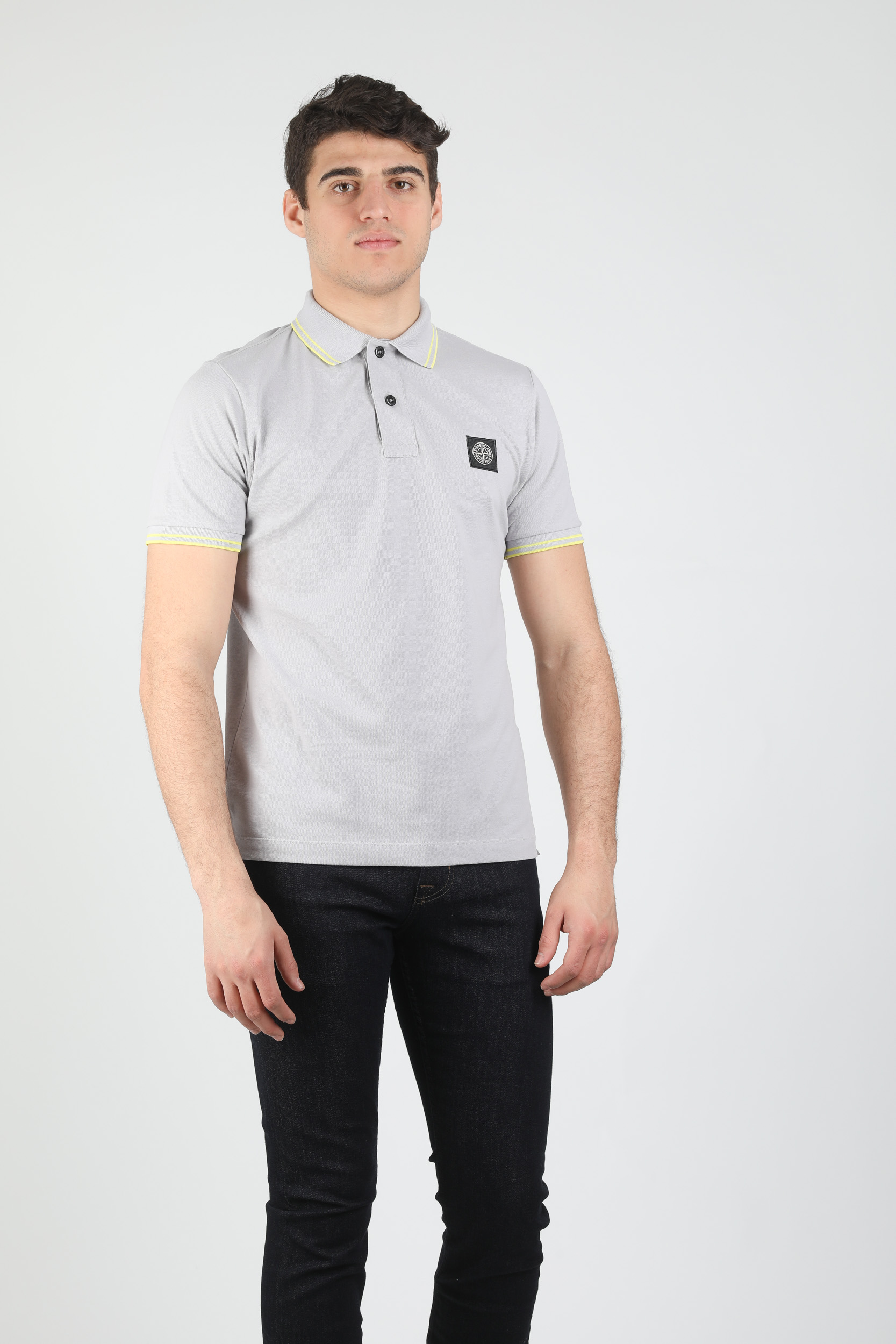 POLO STONE ISLAND GREGE 101522S18-V2064