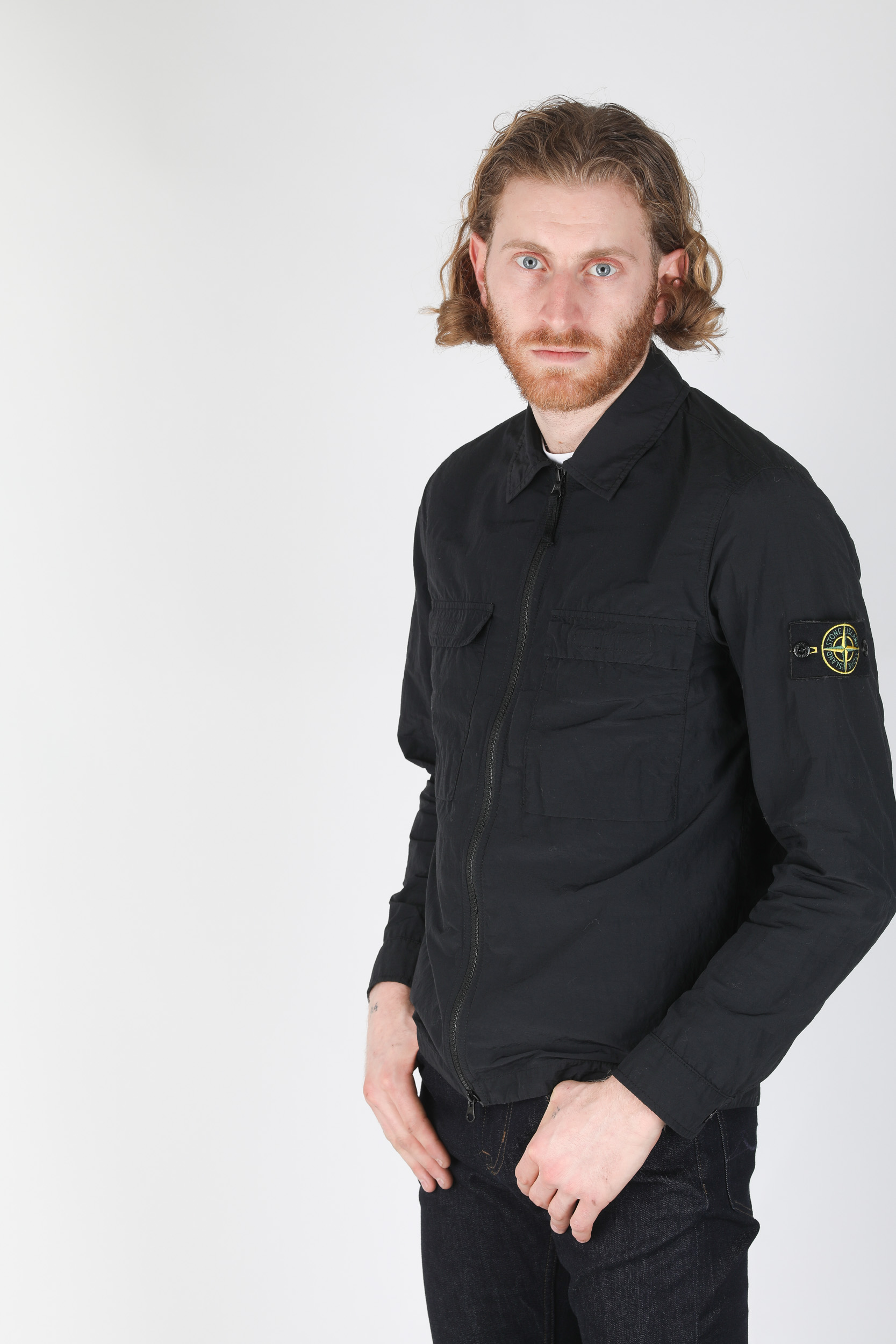 SURCHEMISE STONE ISLAND NOIRE 721511102-V0029