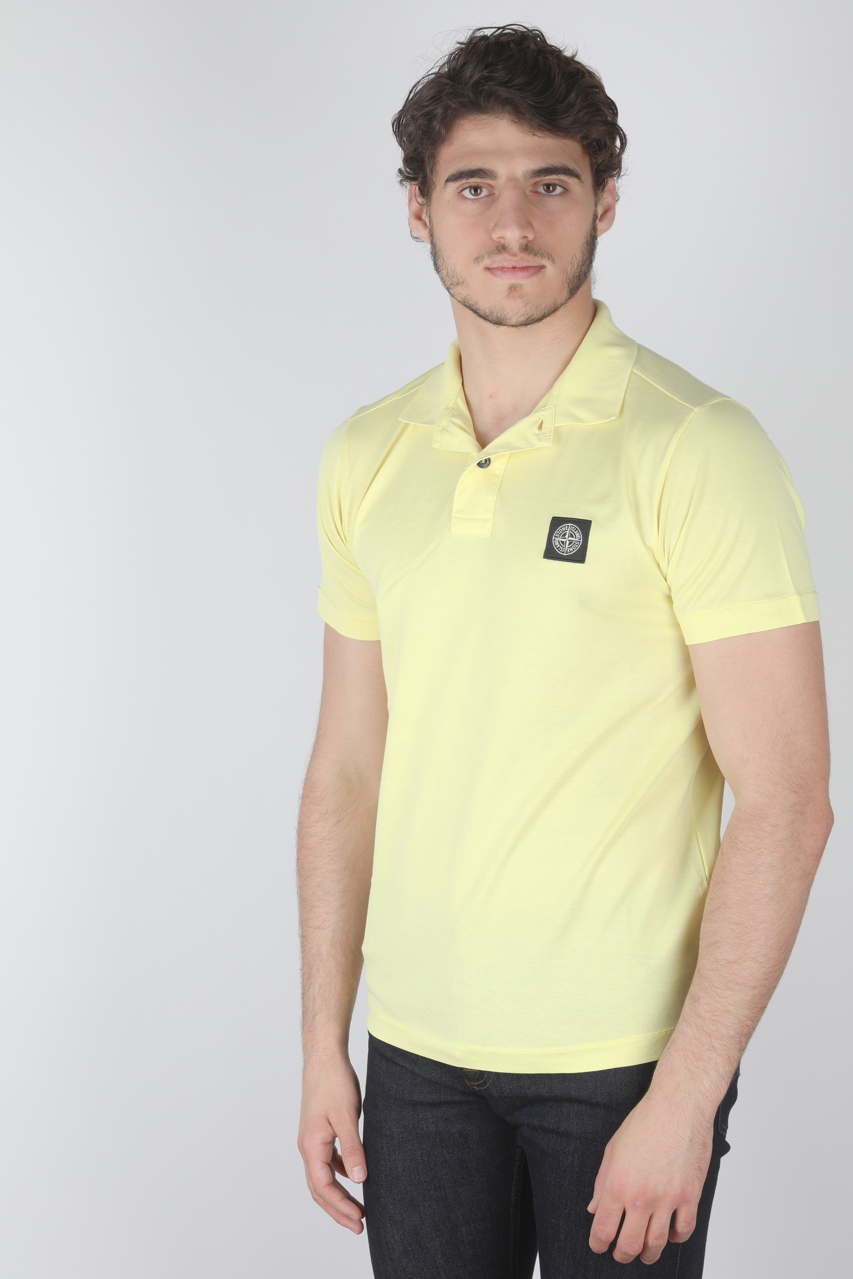 POLO STONE ISLAND JAUNE 721522613-V0031