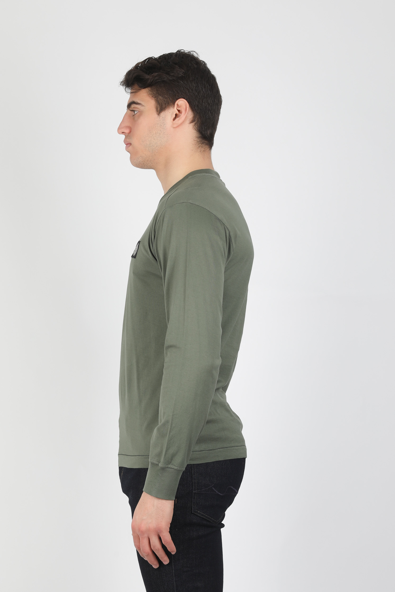 T-SHIRT STONE ISLAND KAKI 721522713-V0058