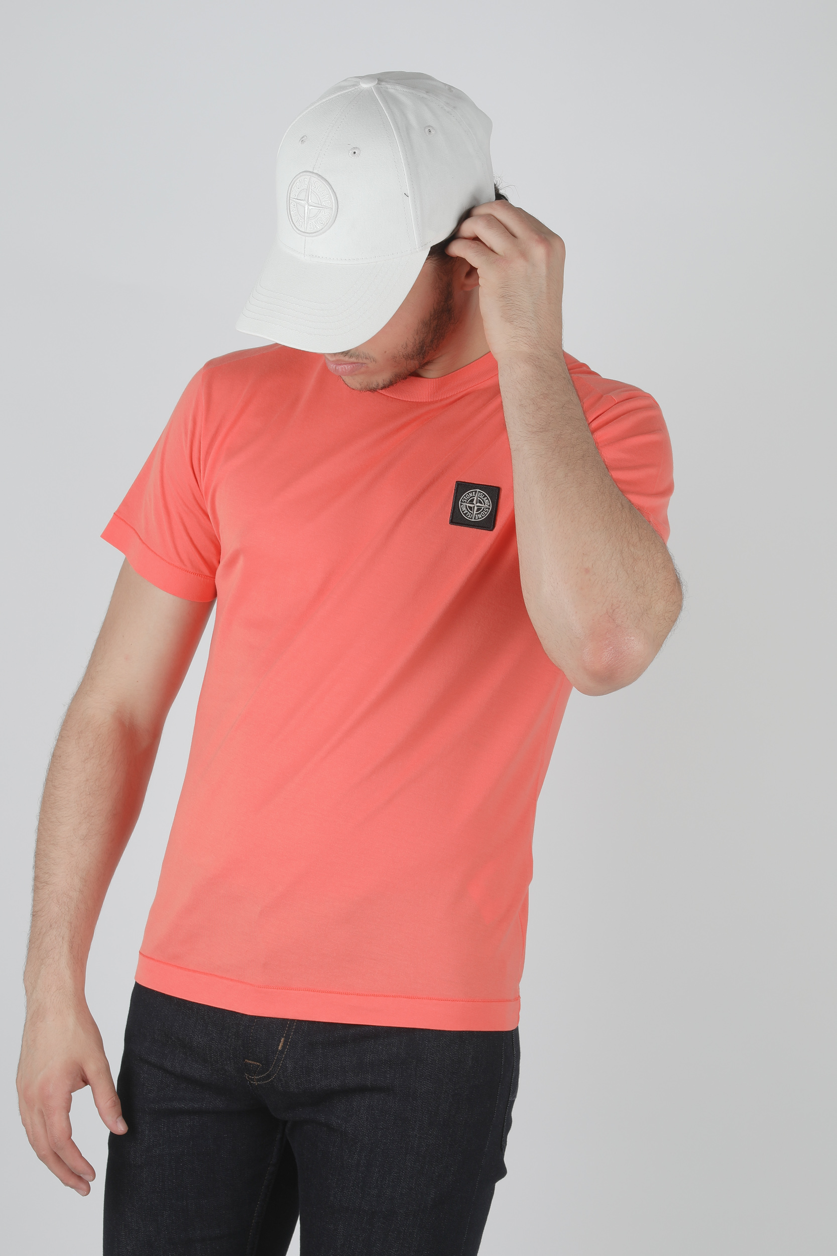 TEE-SHIRT STONE ISLAND CORAIL 721524113-V0037