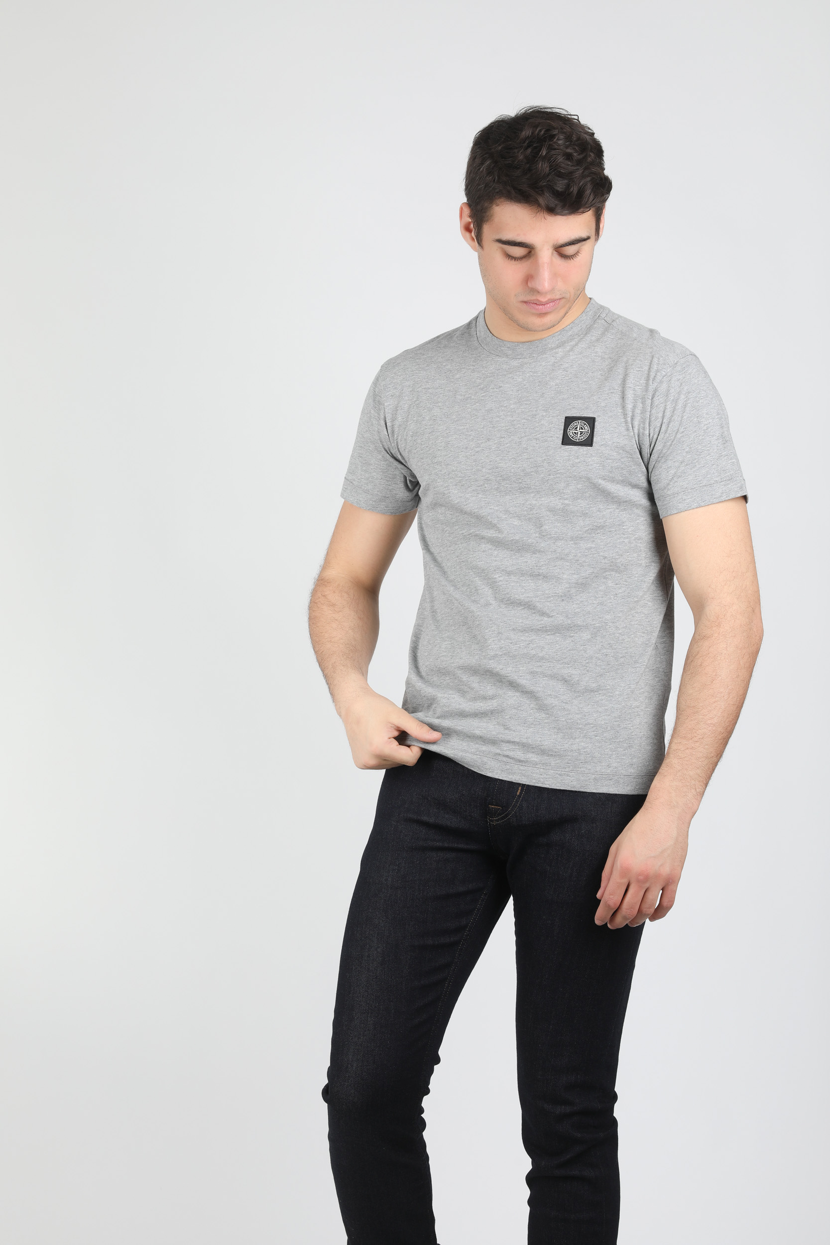 T-SHIRT STONE ISLAND GRIS 721524113-V0M64