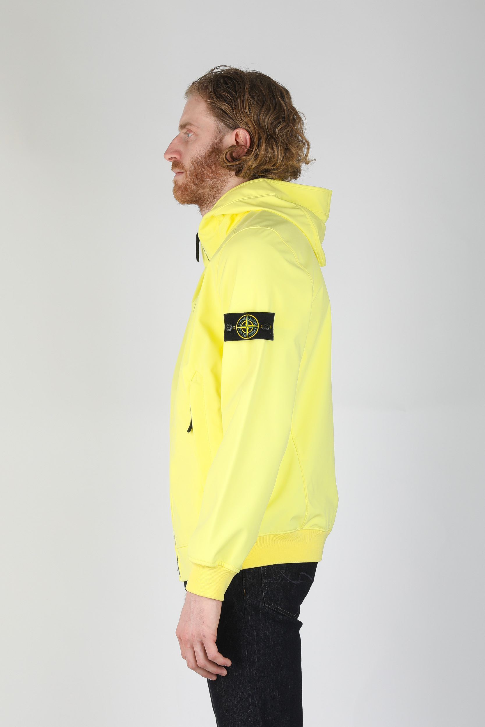 BLOUSON STONE ISLAND JAUNE LIGHT SOFT SHELL-R 721540927-V0031