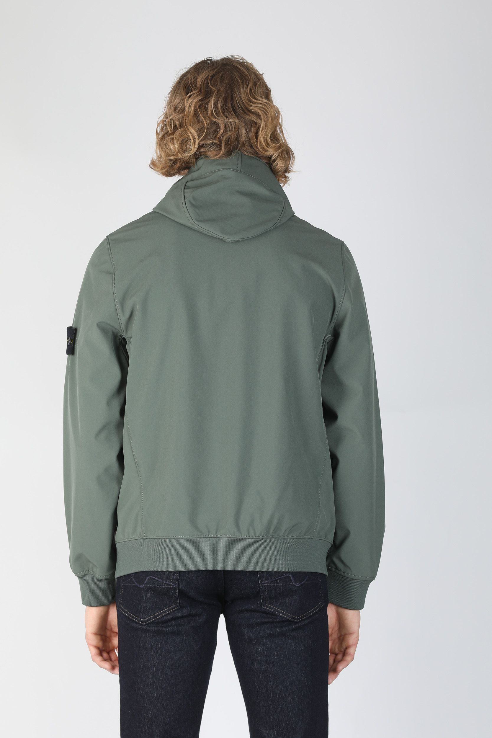 BLOUSON STONE ISLAND KAKI LIGHT SOFT SHELL-R 721540927-V0058