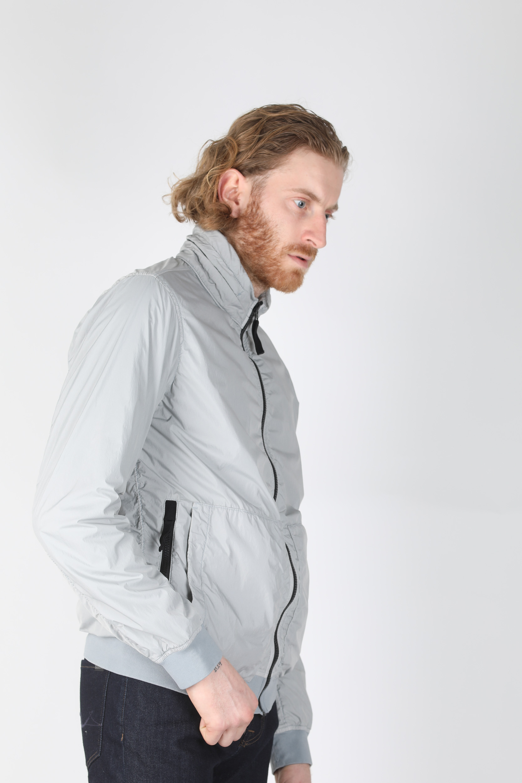 BLOUSON STONE ISLAND GRIS 721543230-V0064