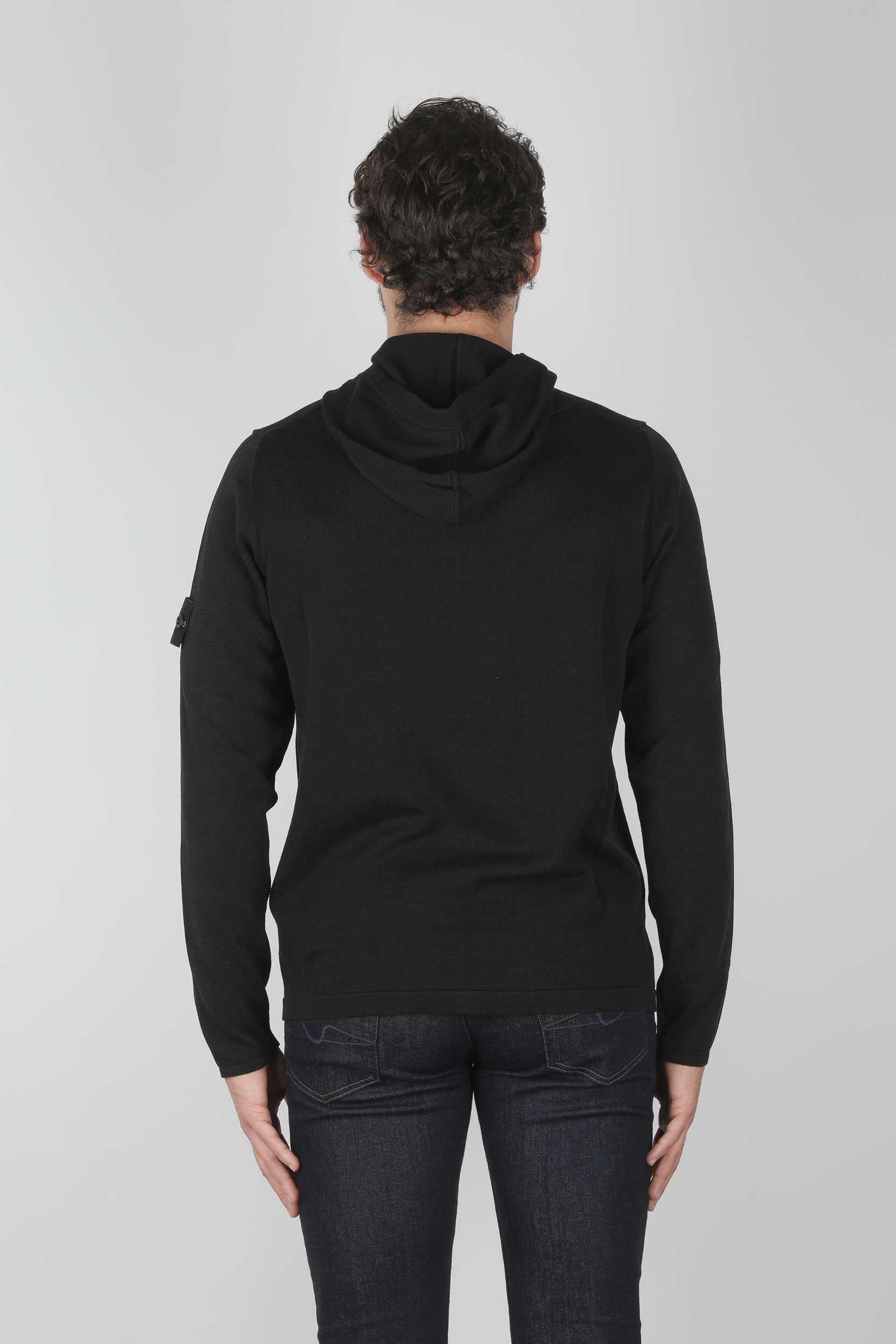 PULL STONE ISLAND NOIR 7215516B3-V0029