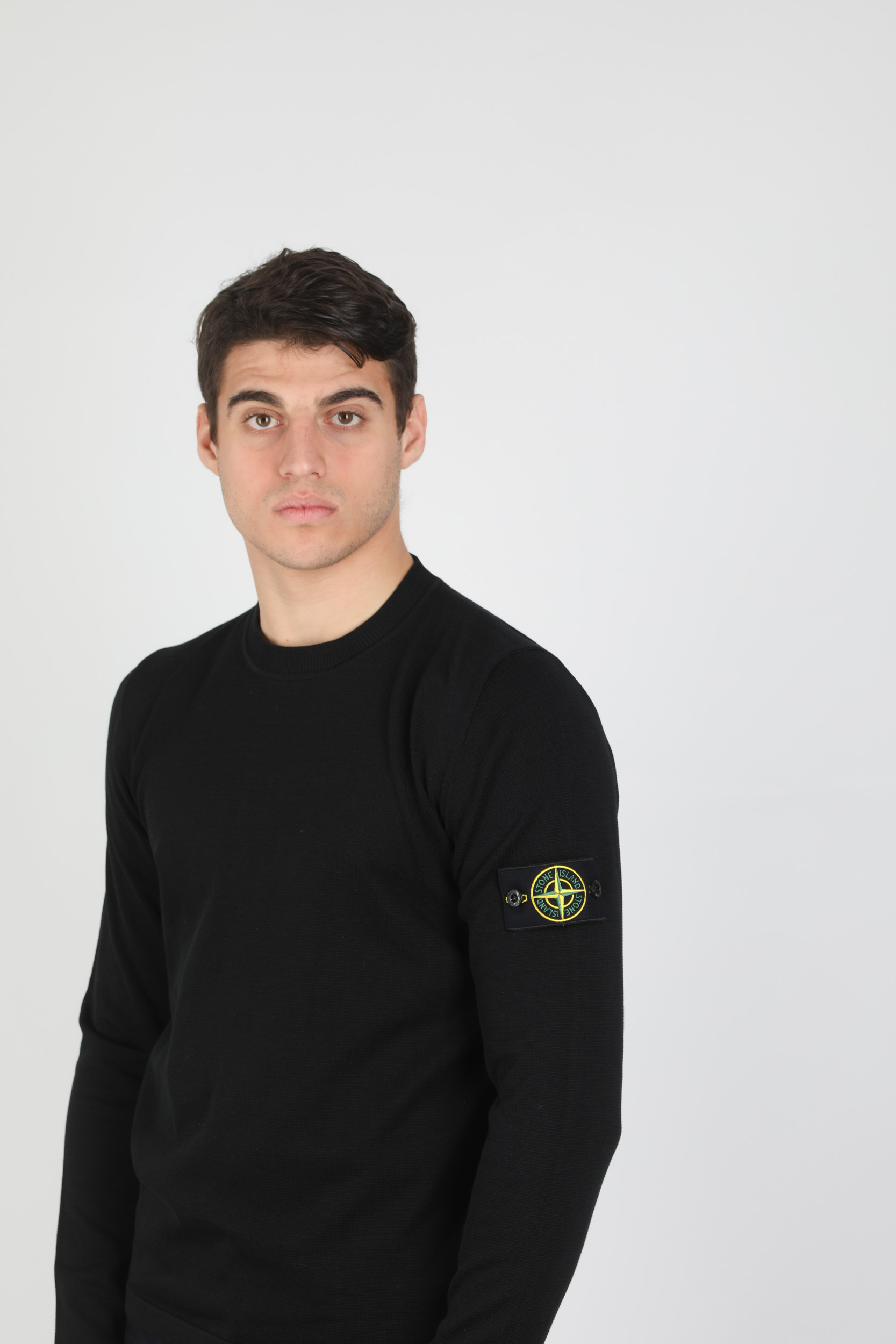 PULL STONE ISLAND NOIR 7215517B3-V0029
