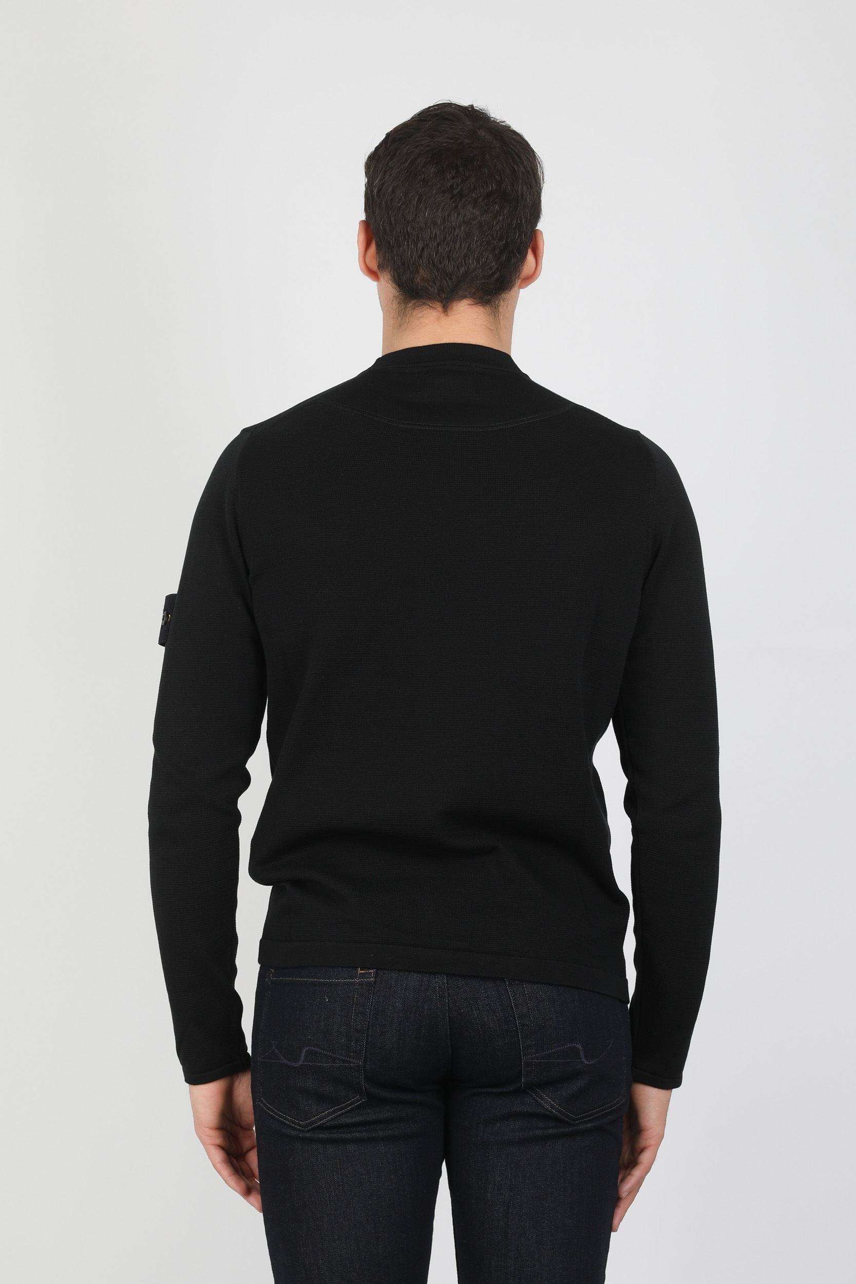 PULL STONE ISLAND NOIR 7215517B3-V0029