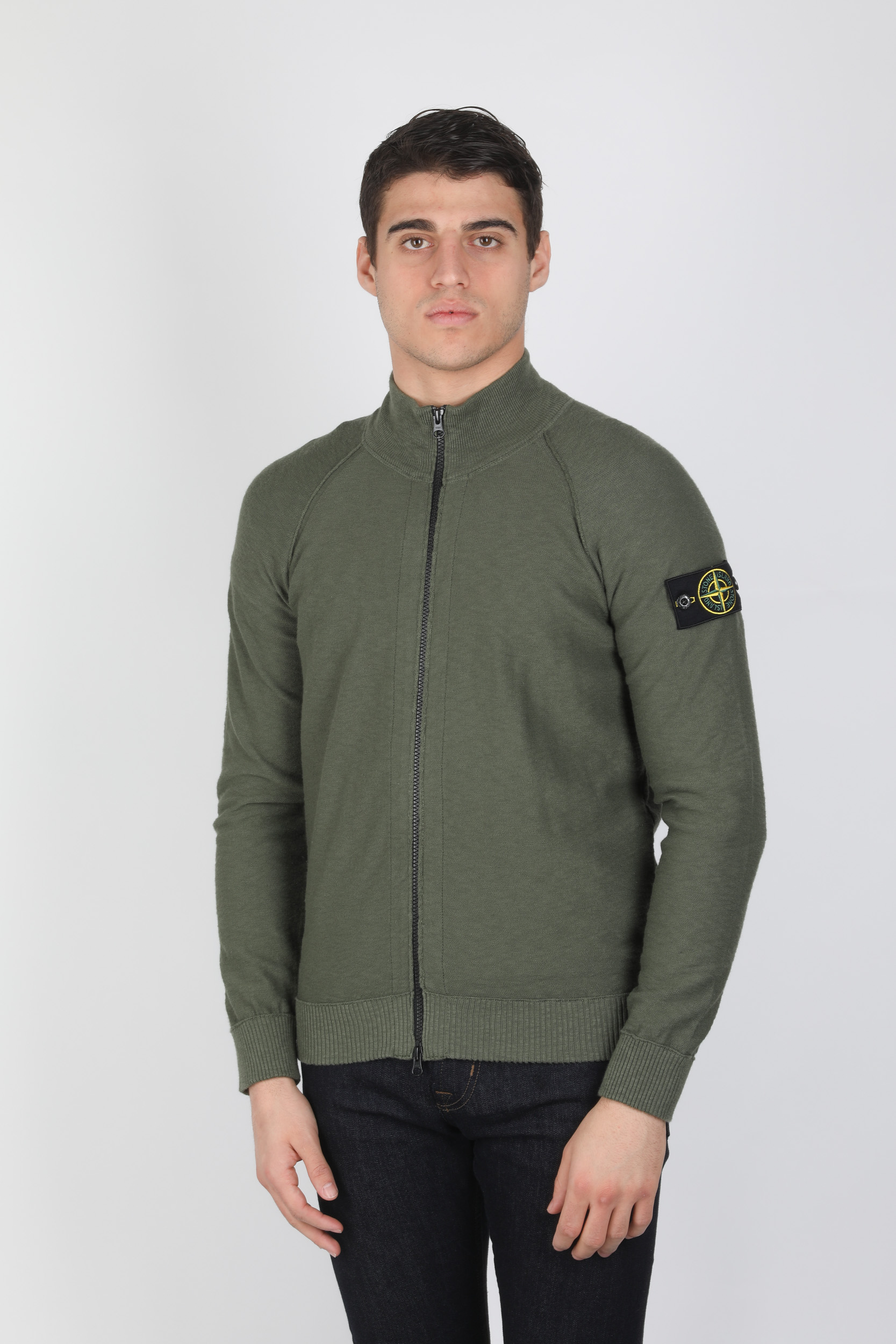 GILET STONE ISLAND KAKI 7215533B0-V0058