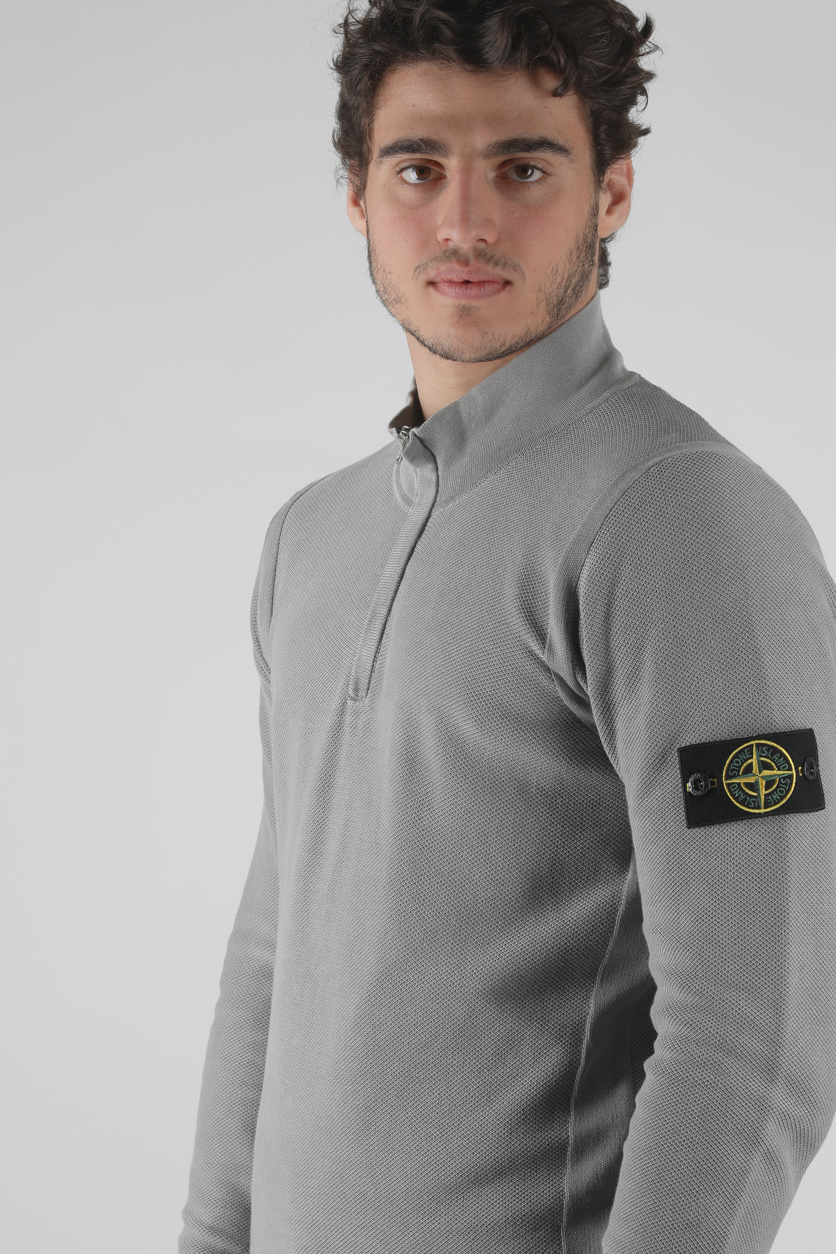PULL STONE ISLAND GRIS 7215561D9-V0060