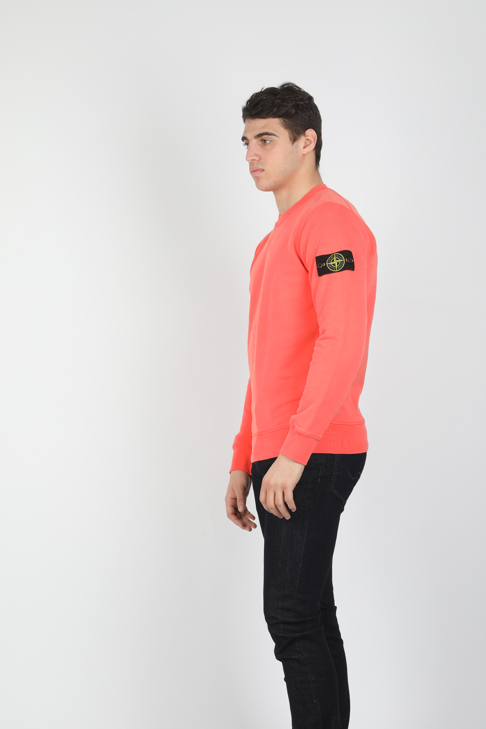 SWEAT STONE ISLAND CORAIL 721563051-V0037