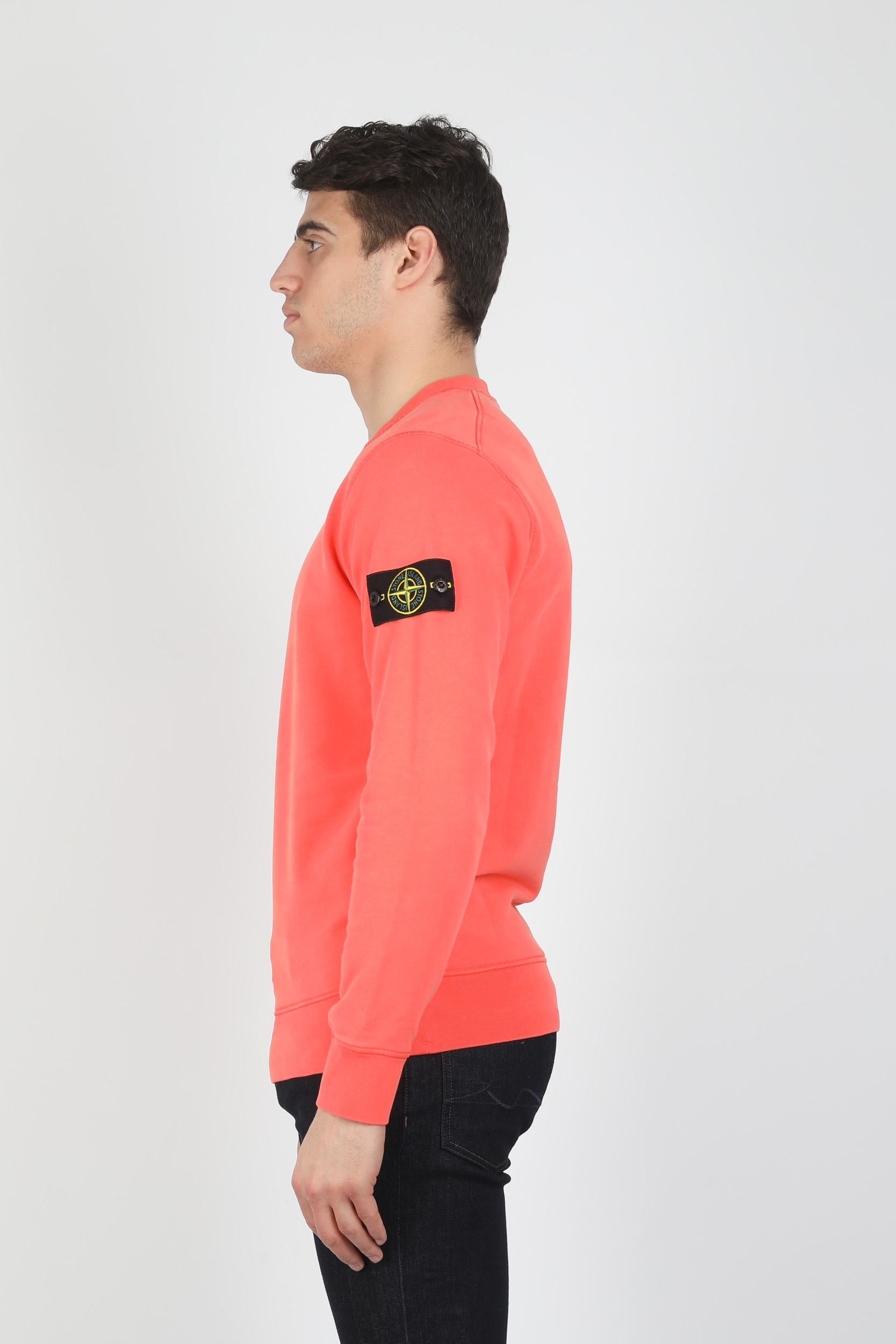 SWEAT STONE ISLAND CORAIL 721563051-V0037