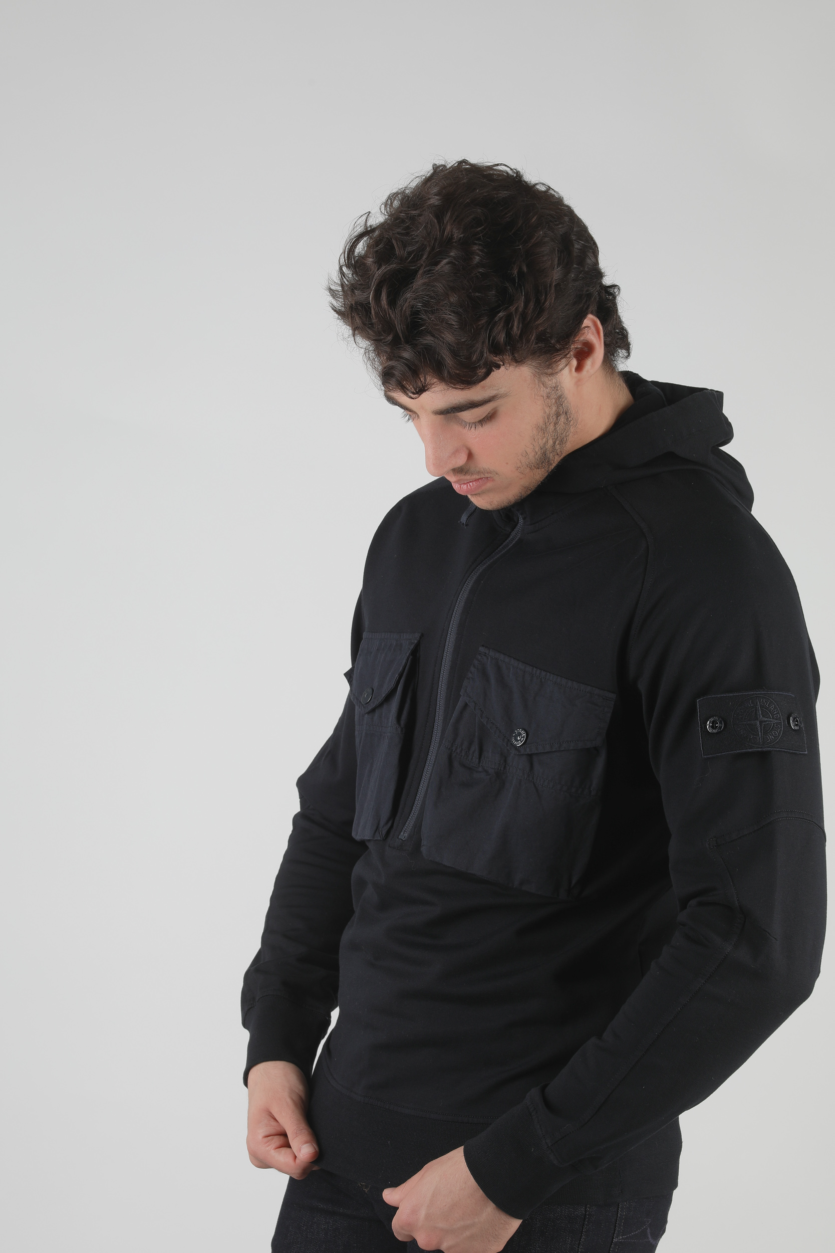 SWEAT STONE ISLAND GHOST MARINE 7215636F3-V0020