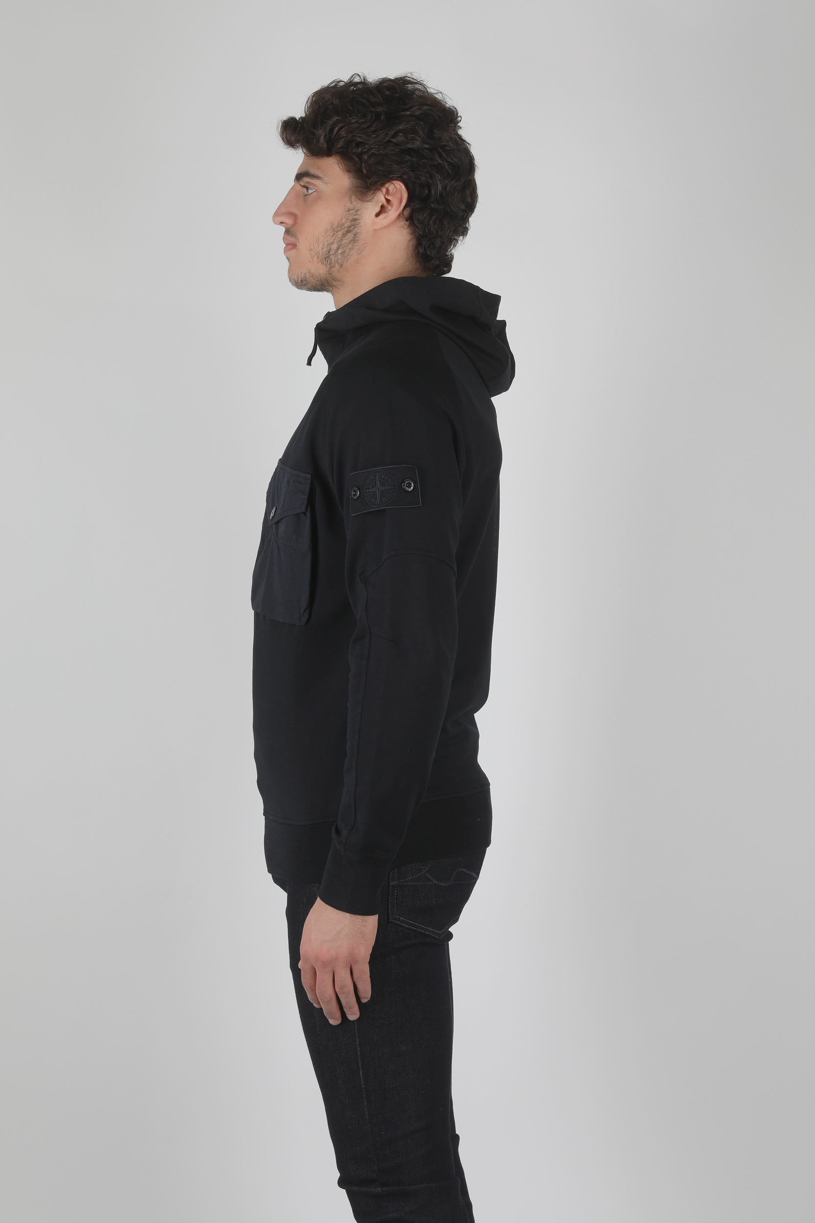 SWEAT STONE ISLAND GHOST MARINE 7215636F3-V0020