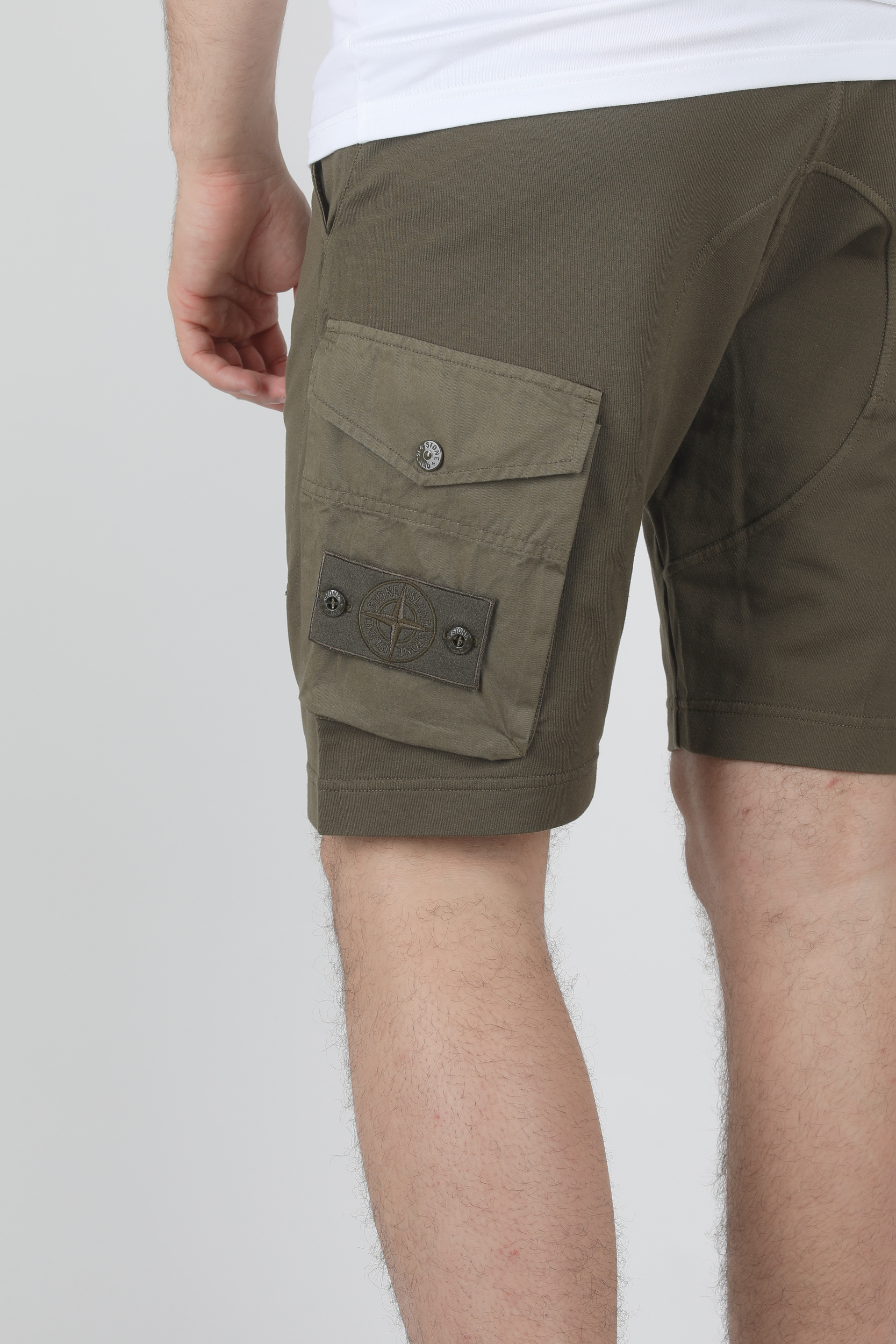 SHORT STONE ISLAND GHOST KAKI 7215650F3-V0054