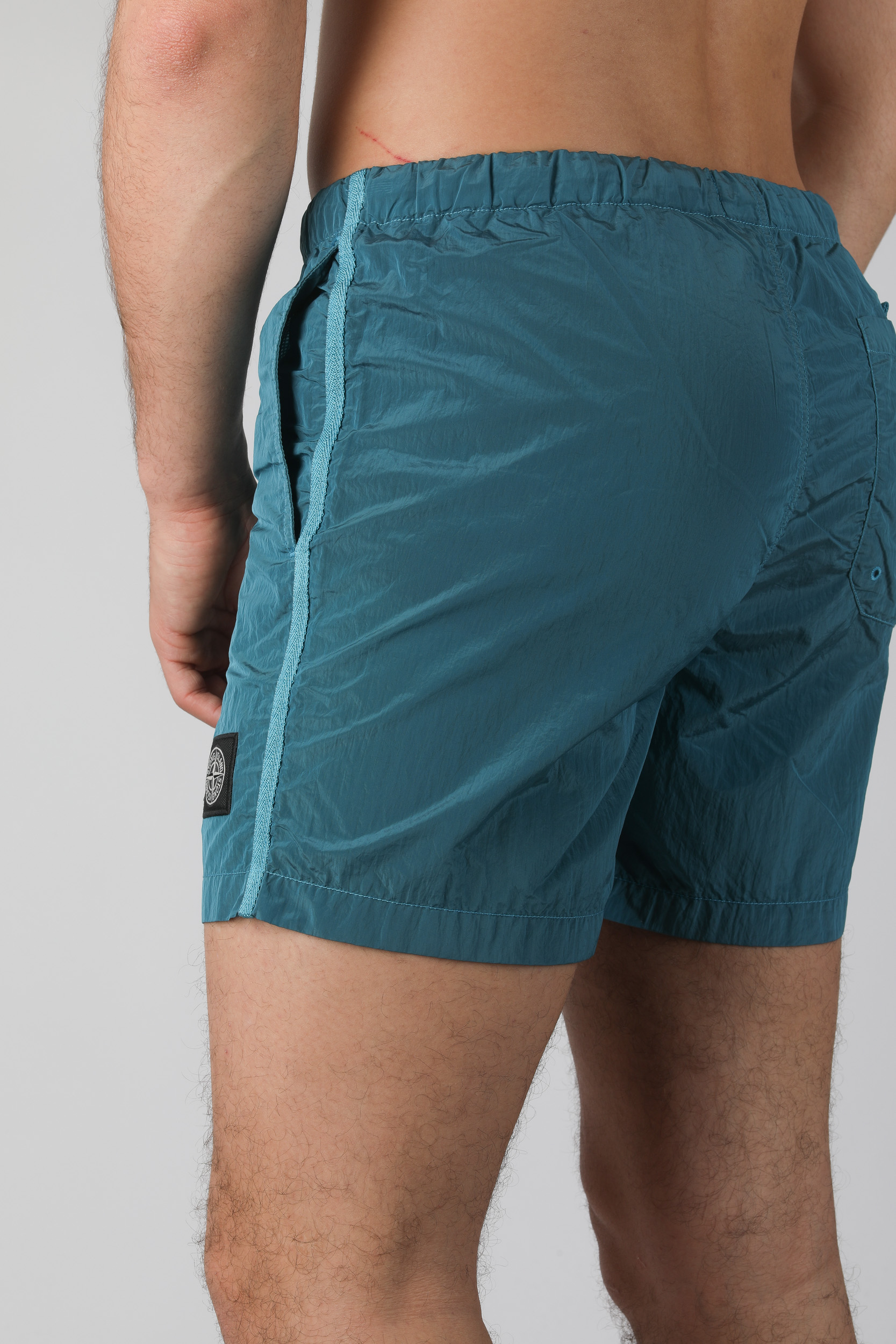 MAILLOT DE BAIN STONE ISLAND BLEU TURQUOISE 7215B0643-V0042