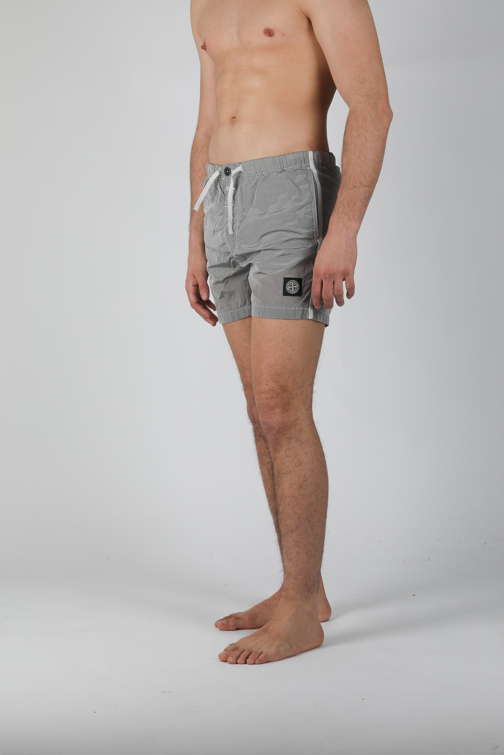 MAILLOT DE BAIN STONE ISLAND GRIS 7215B0643-V0064