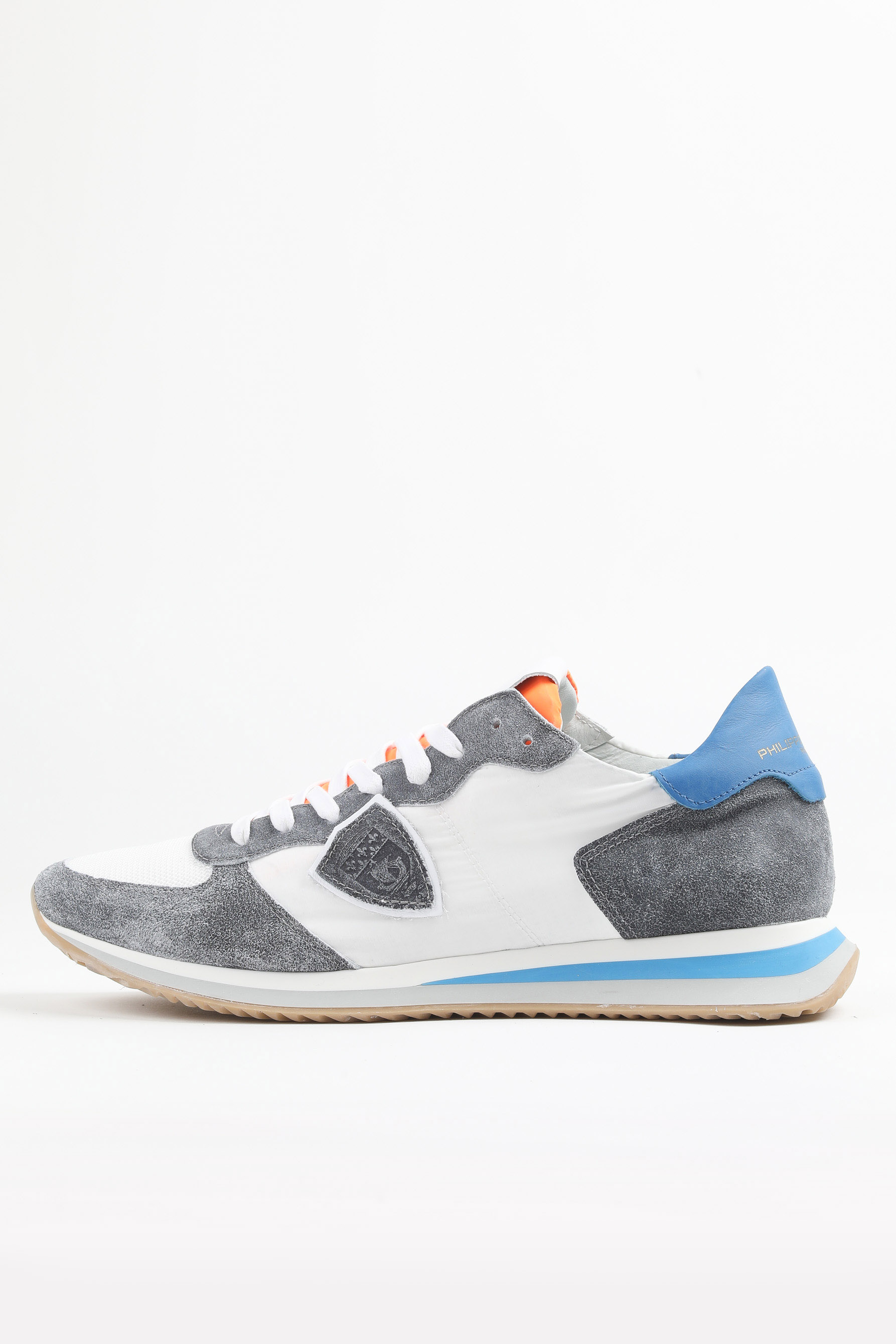 BASKETS PHILIPPE MODEL BLANC/GRIS TRPX L U MONDIAL TZLU-WL03