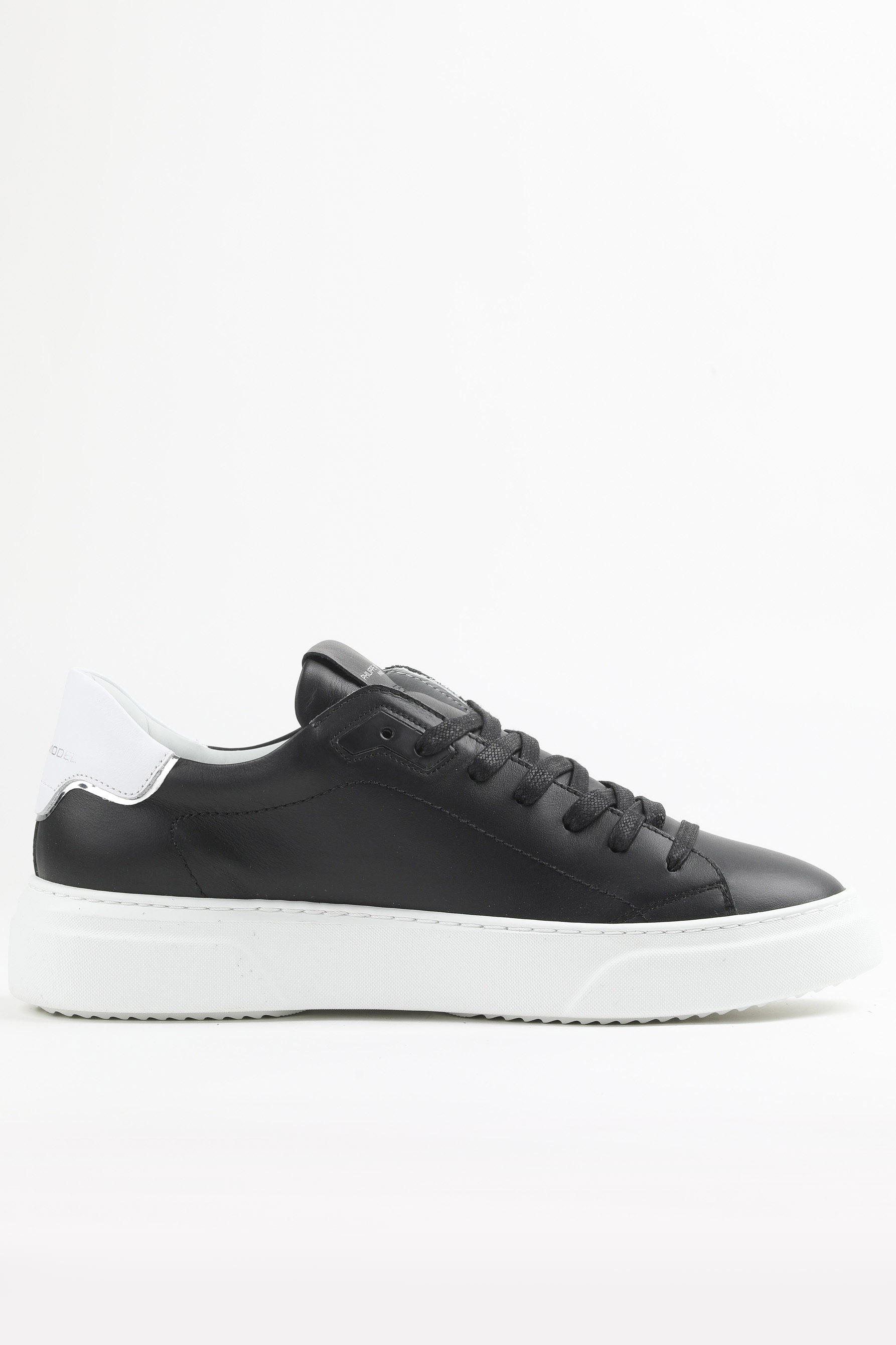 BASKETS PHILIPPE MODEL NOIR TEMPLE S HOMME VEAU BYLU-V004