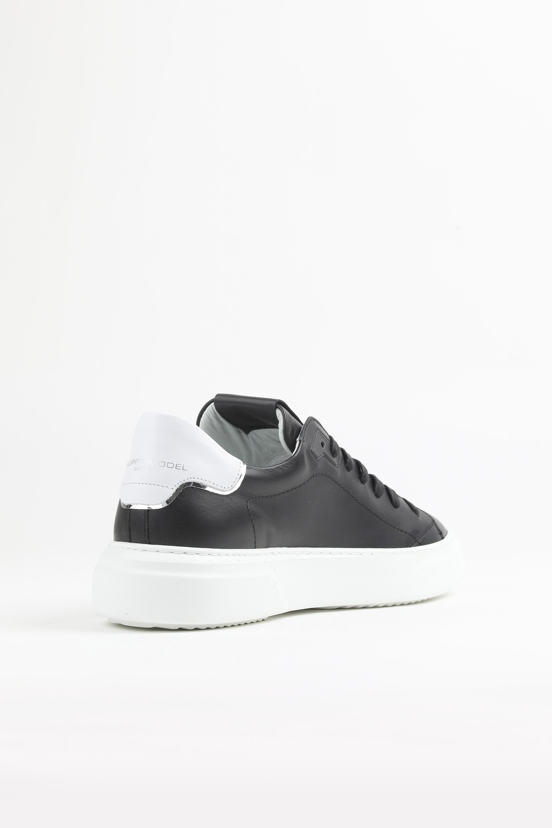BASKETS PHILIPPE MODEL NOIR TEMPLE S HOMME VEAU BYLU-V004