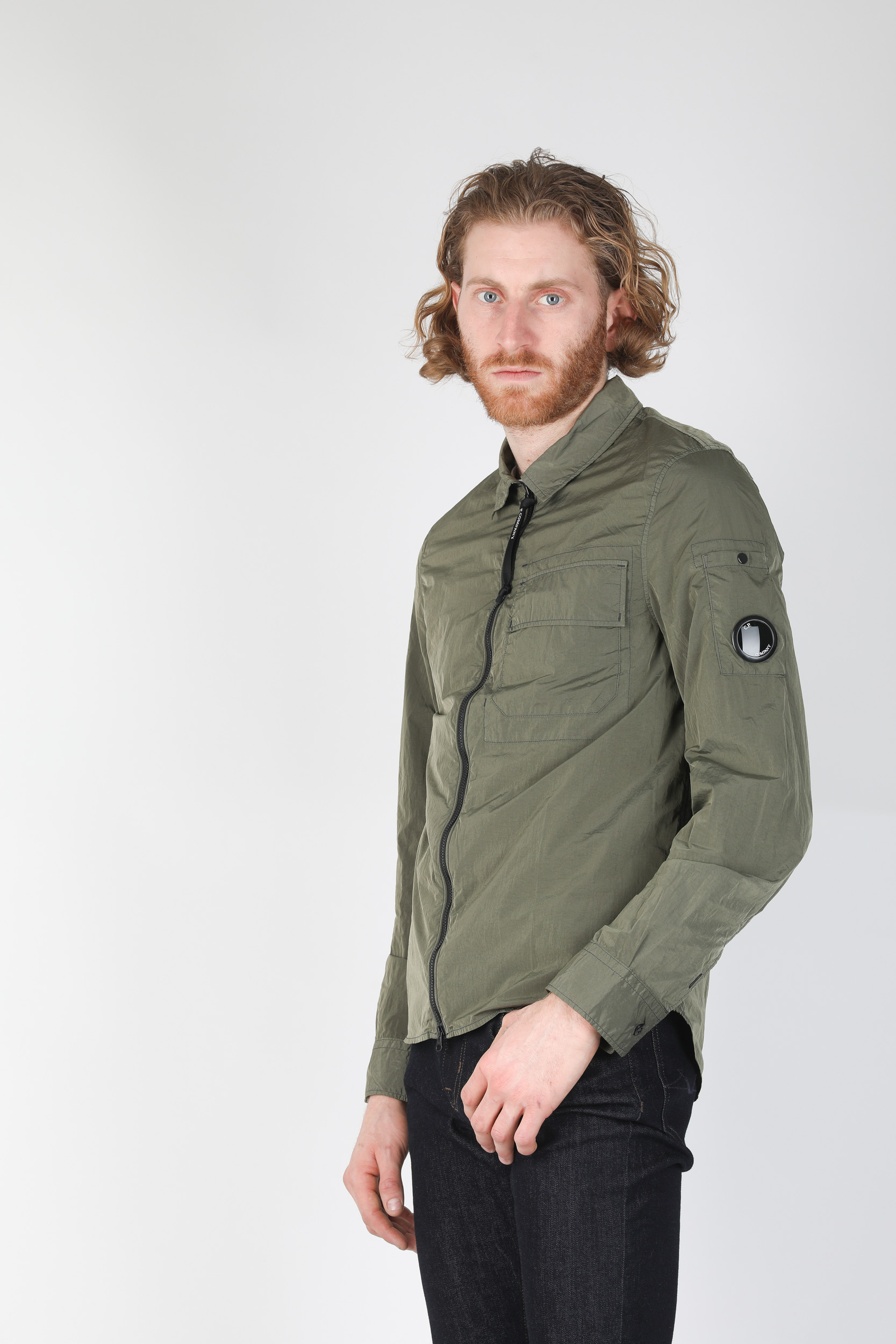 SURCHEMISE CP COMPANY KAKI SH065A-5665G-660