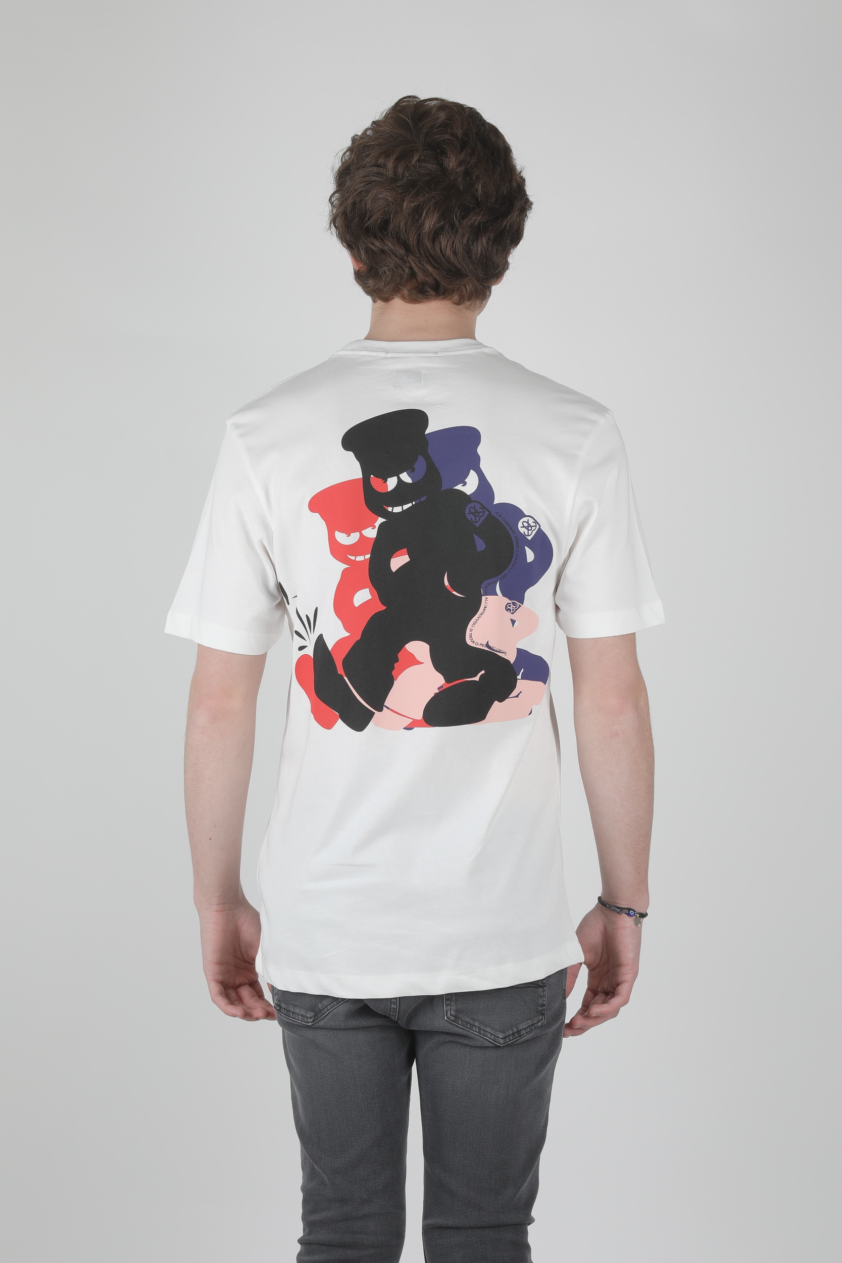 TEE-SHIRT CP COMPANY BLANC S286A-5318W-103