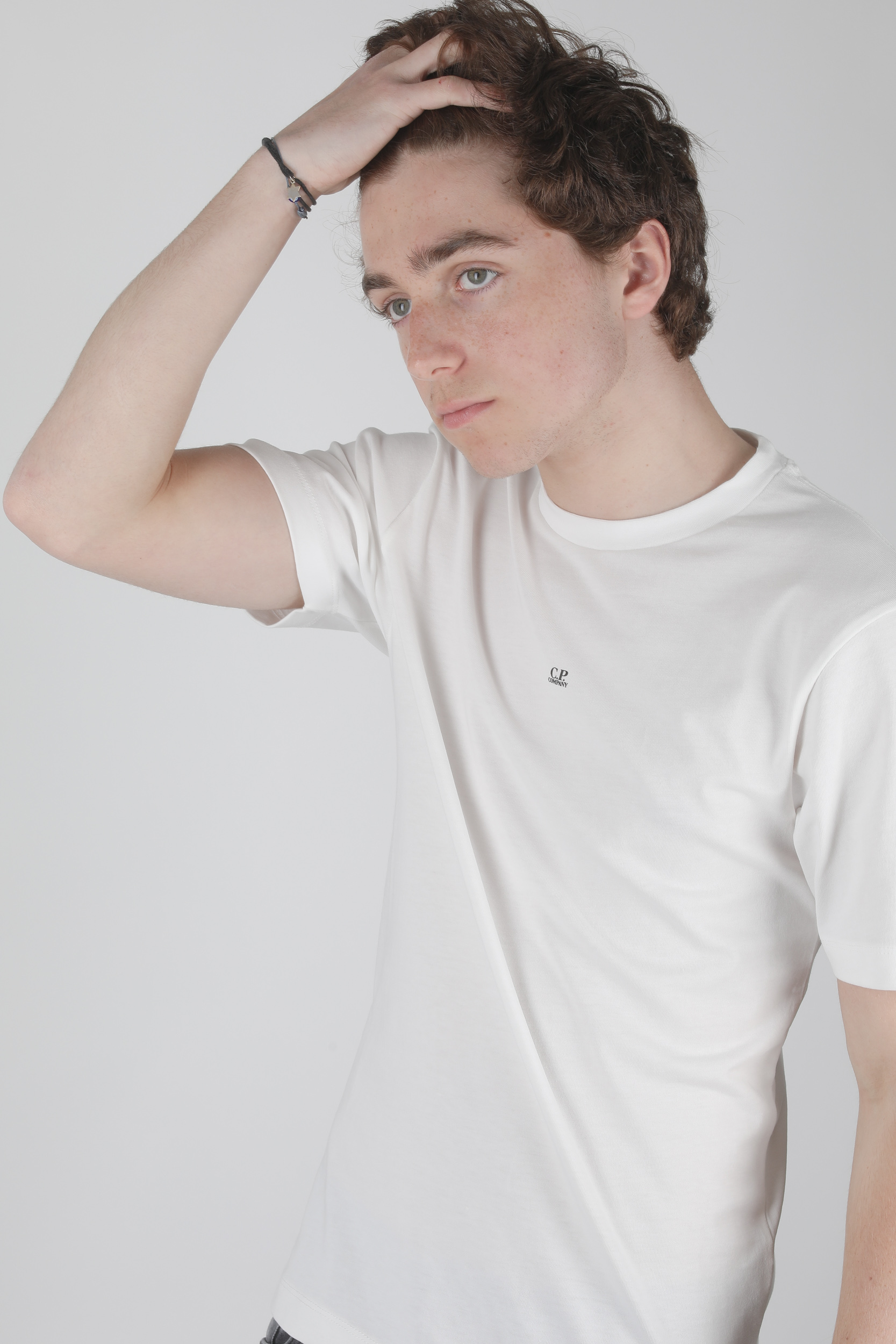 TEE-SHIRT CP COMPANY BLANC S284A-5318W-103