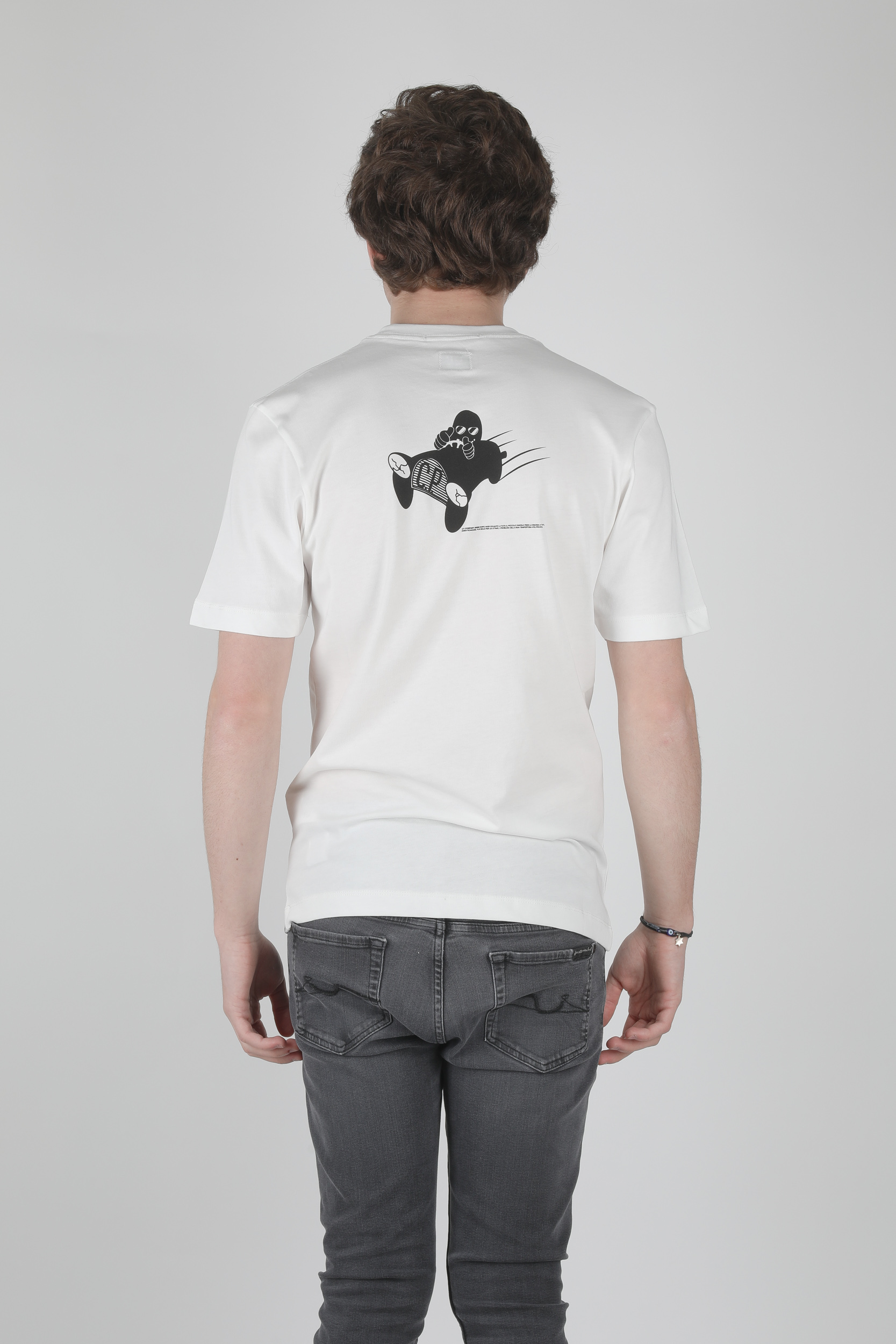 TEE-SHIRT CP COMPANY BLANC S284A-5318W-103