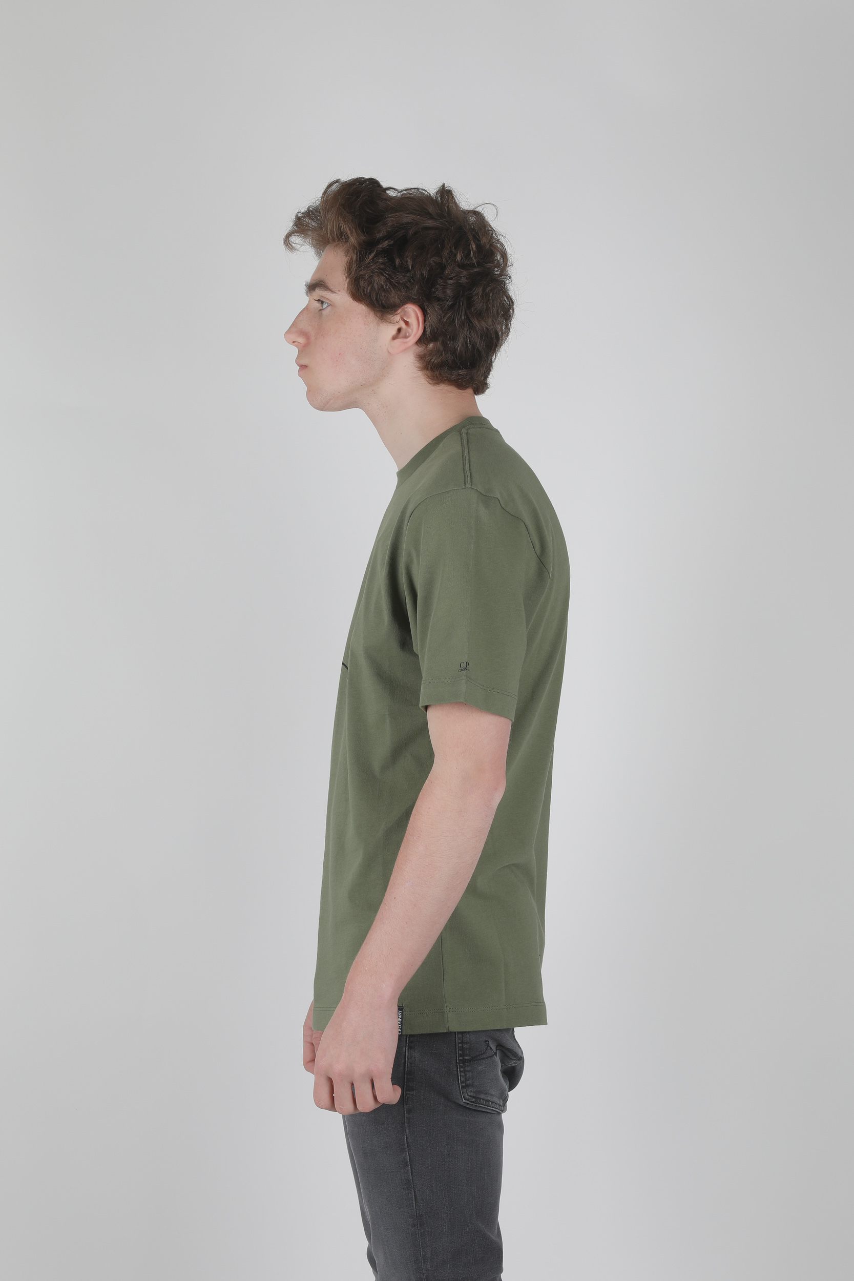 TEE-SHIRT CP COMPANY KAKI S283A-5318W-660