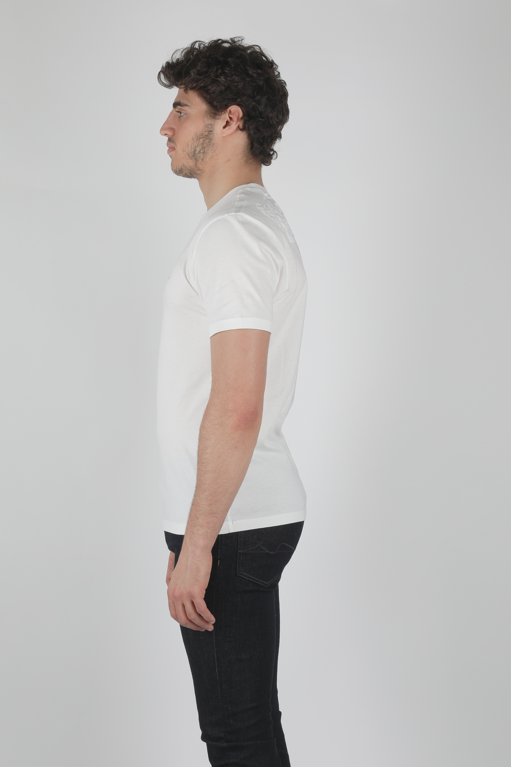 TEE-SHIRT CP COMPANY BLANC S225A-5100W-103