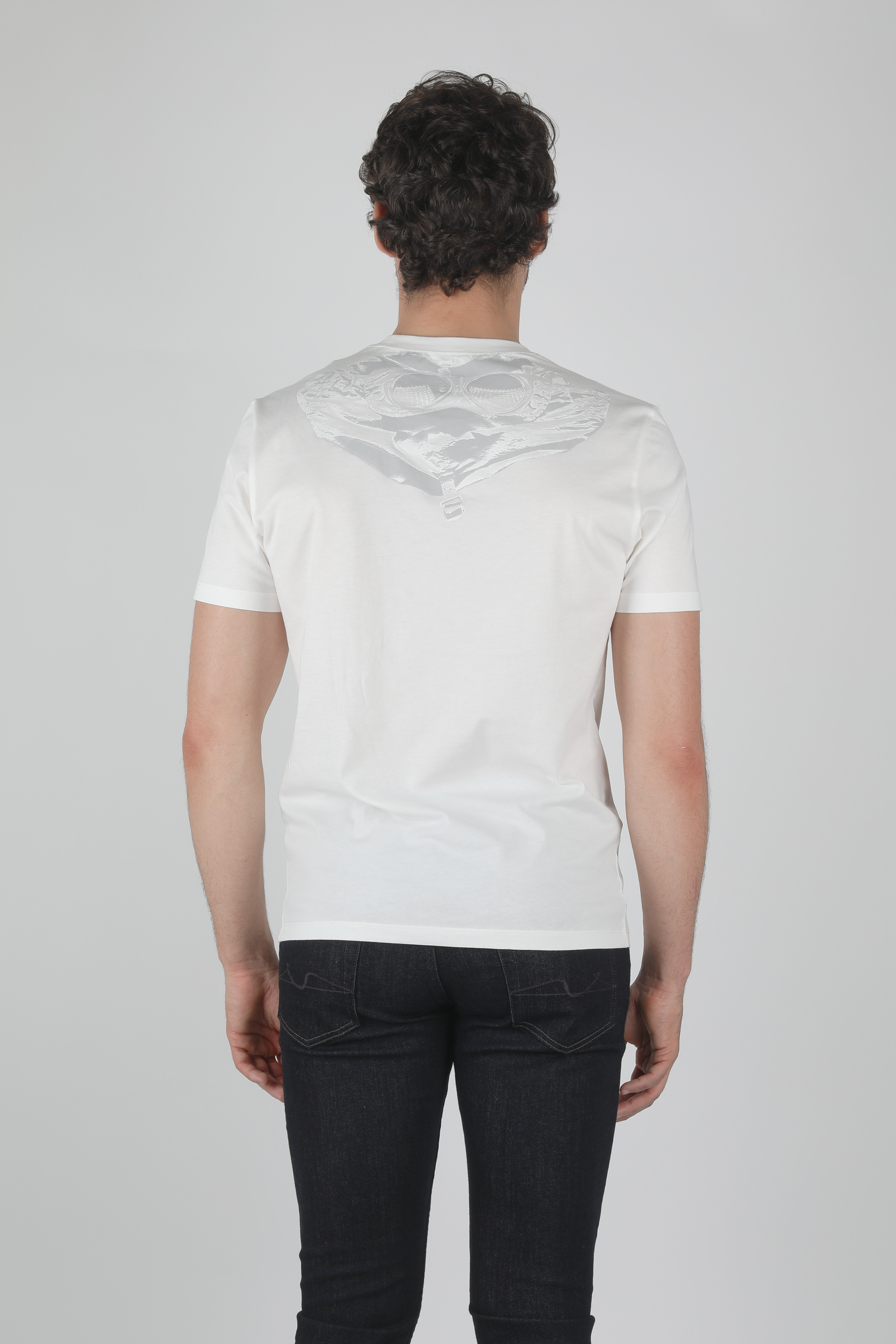 TEE-SHIRT CP COMPANY BLANC S225A-5100W-103