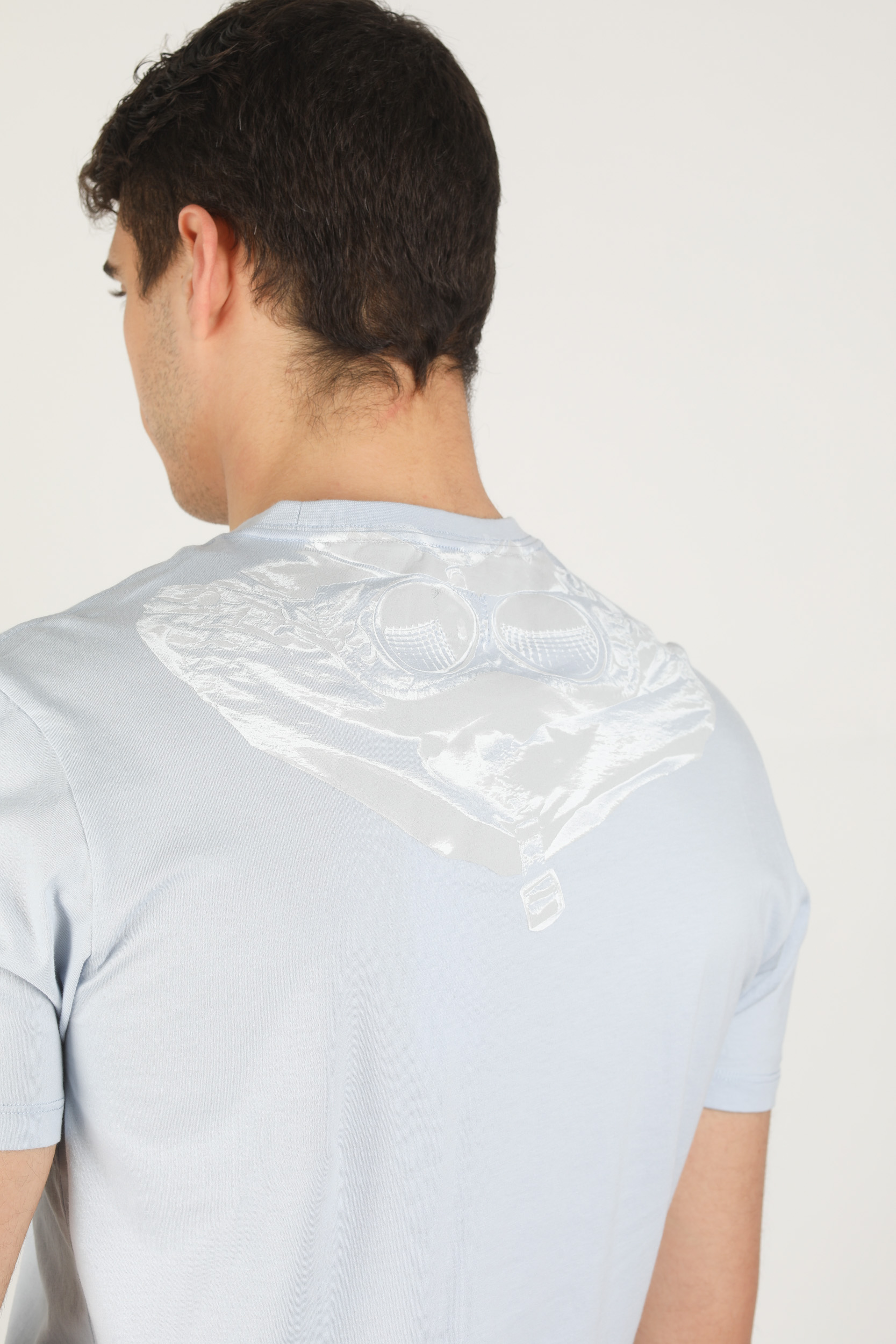 T-SHIRT C.P. COMPANY BLEU CIEL S225A-5100W-817