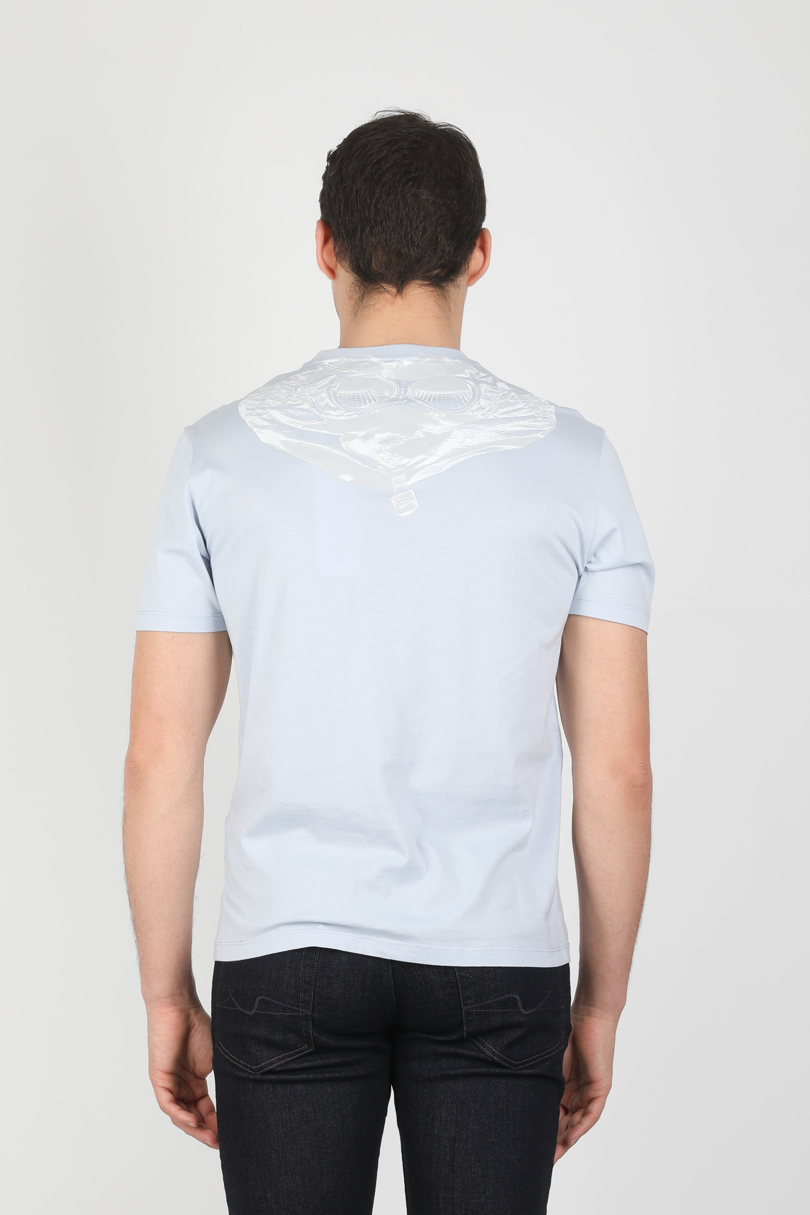 T-SHIRT C.P. COMPANY BLEU CIEL S225A-5100W-817