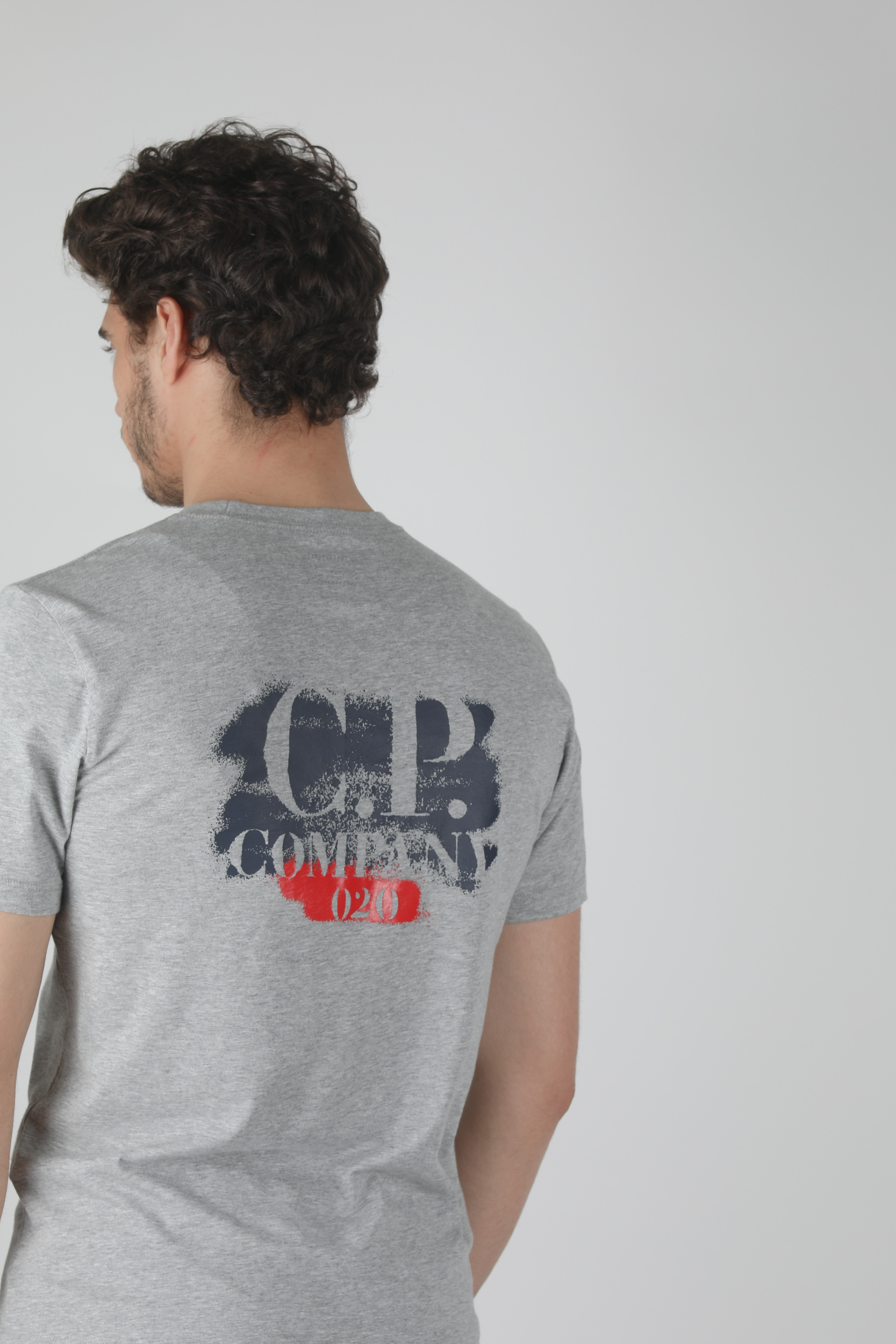 TEE-SHIRT CP COMPANY GRIS S148A-5100W-M93