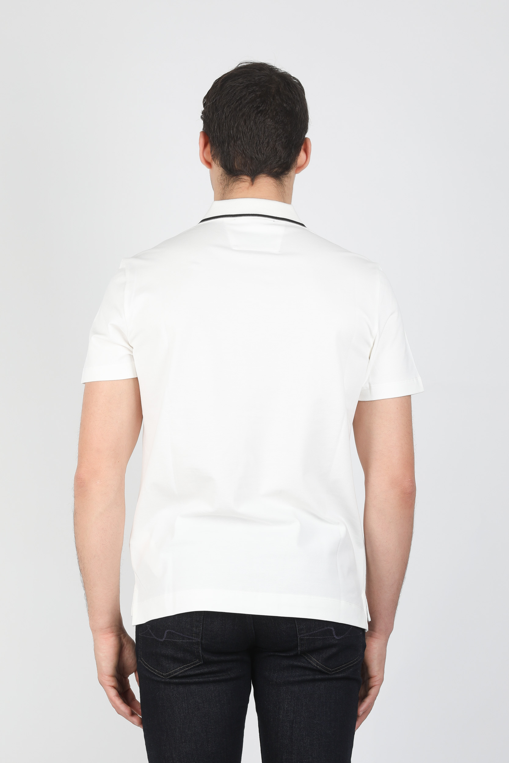 POLO C.P. COMPANY BLANC L035A-5263W-103