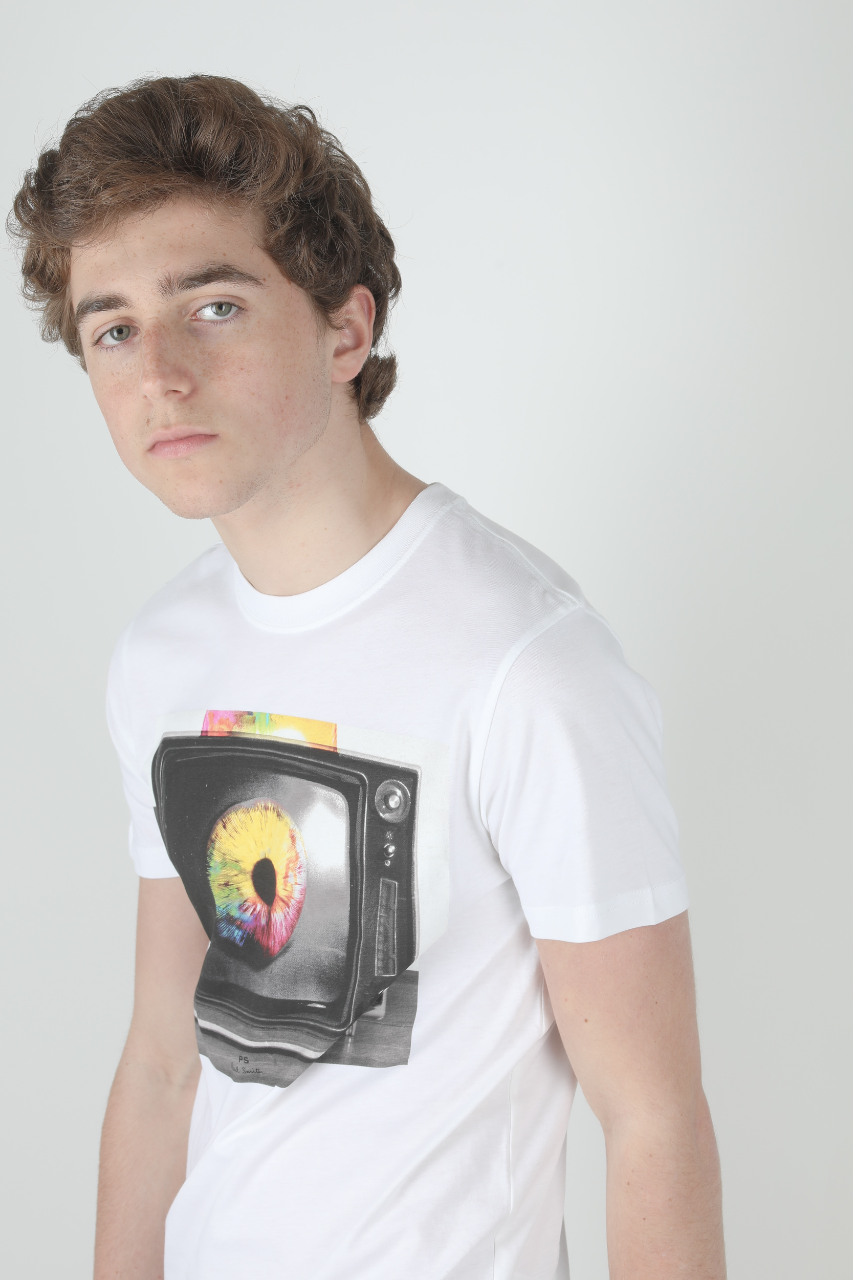 TEE-SHIRT PAUL SMITH BLANC M2R-AP1992-01