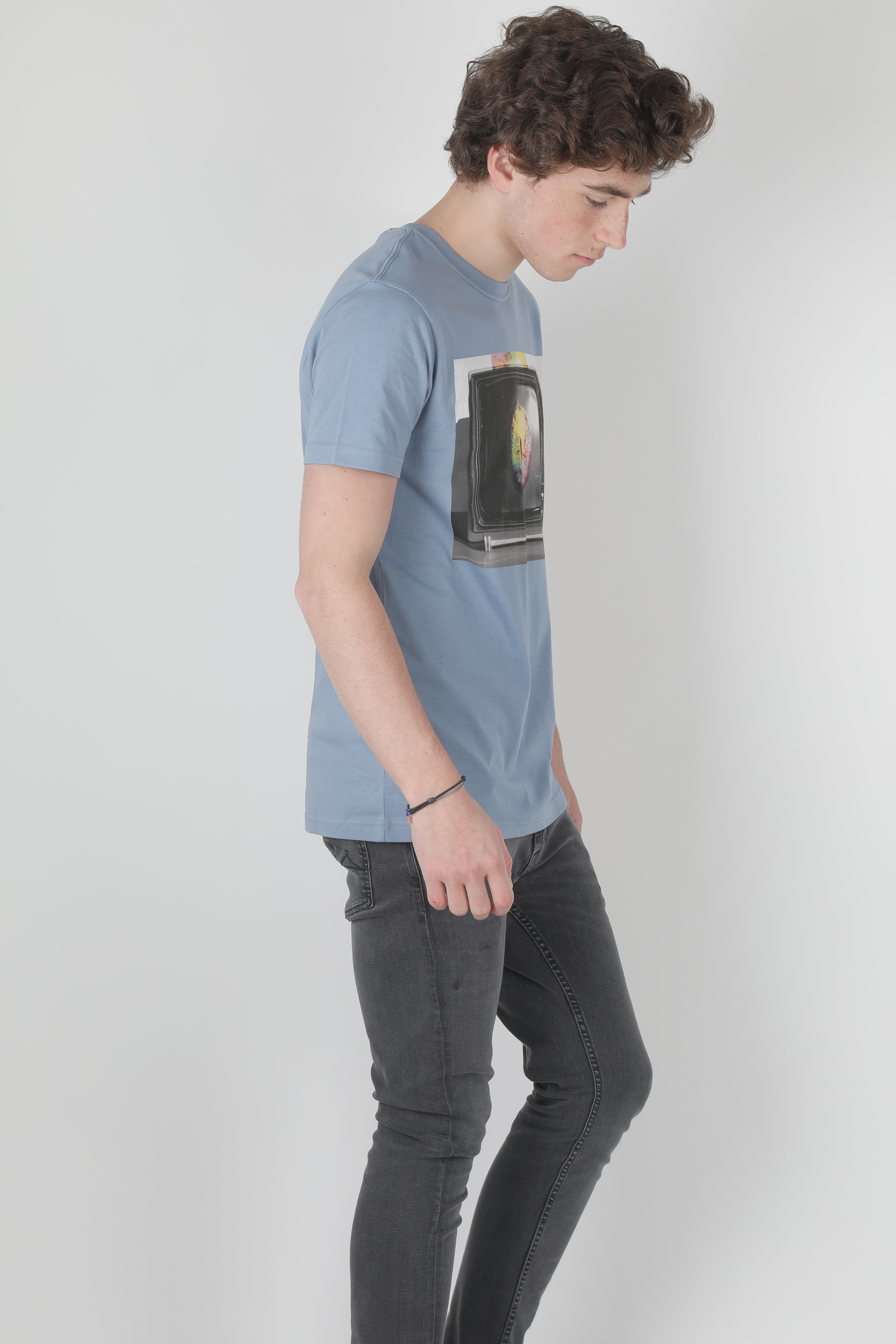 TEE-SHIRT PAUL SMITH BLEU M2R-AP1992-78