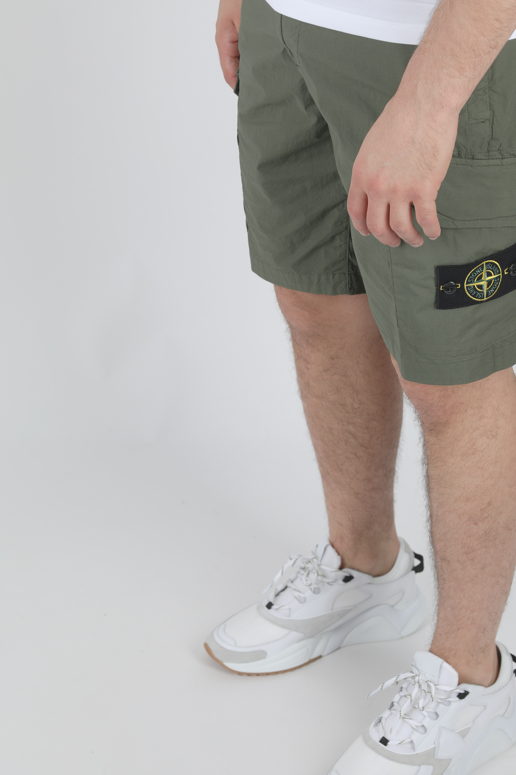 SHORT STONE ISLAND KAKI 7215L0403-V0058